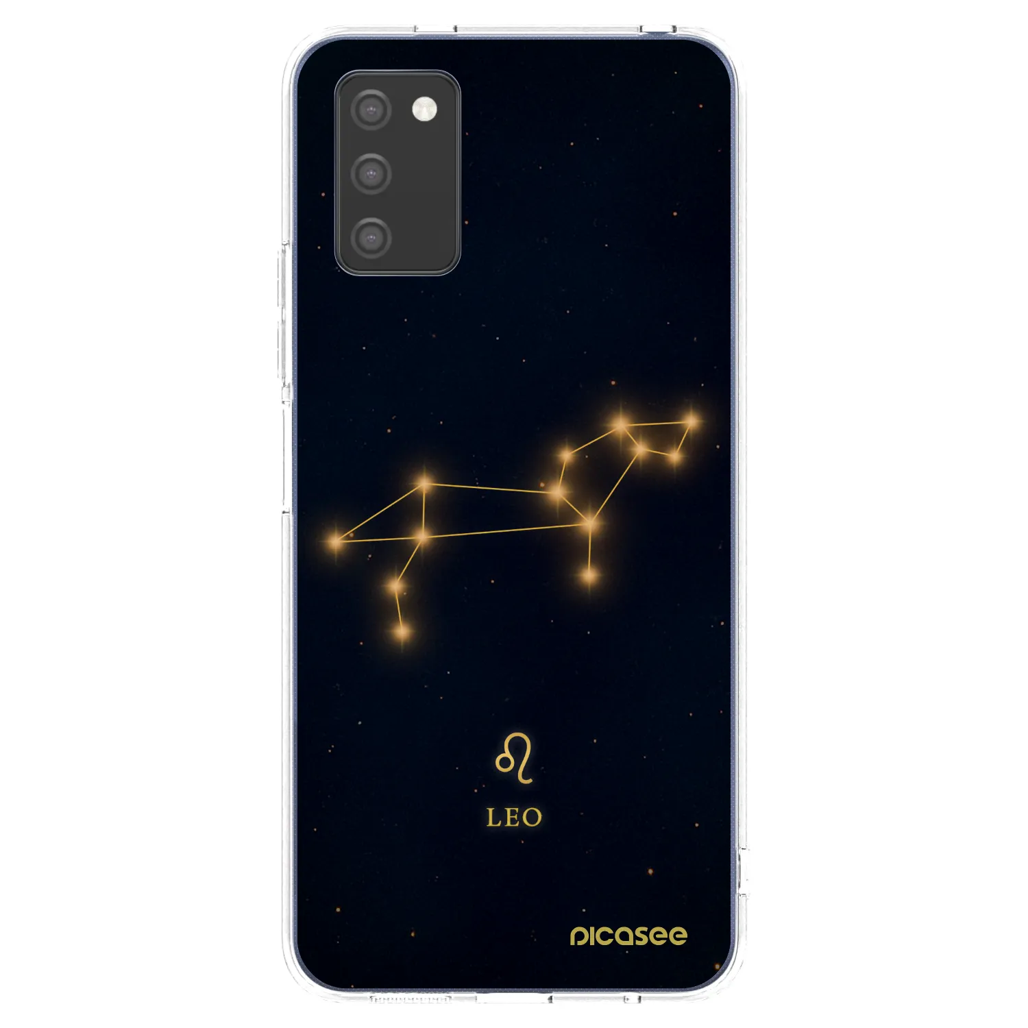 Picasee silikonový průhledný obal pro Samsung Galaxy A03s A037G - LEO