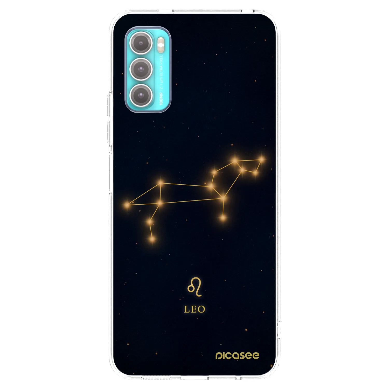 Picasee silikonový průhledný obal pro Motorola Moto G60 - LEO