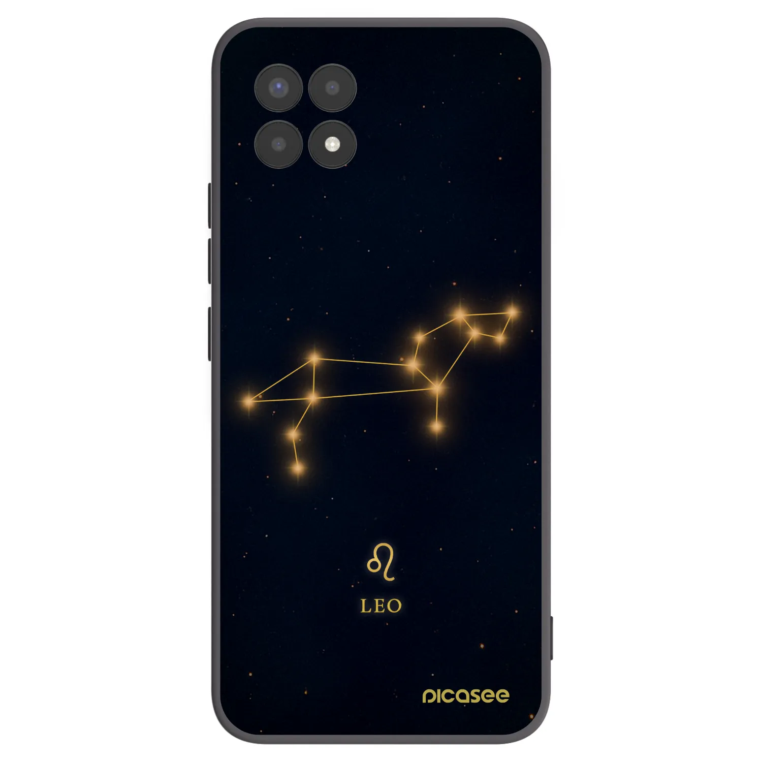 Picasee silikonový černý obal pro Realme 8i - LEO