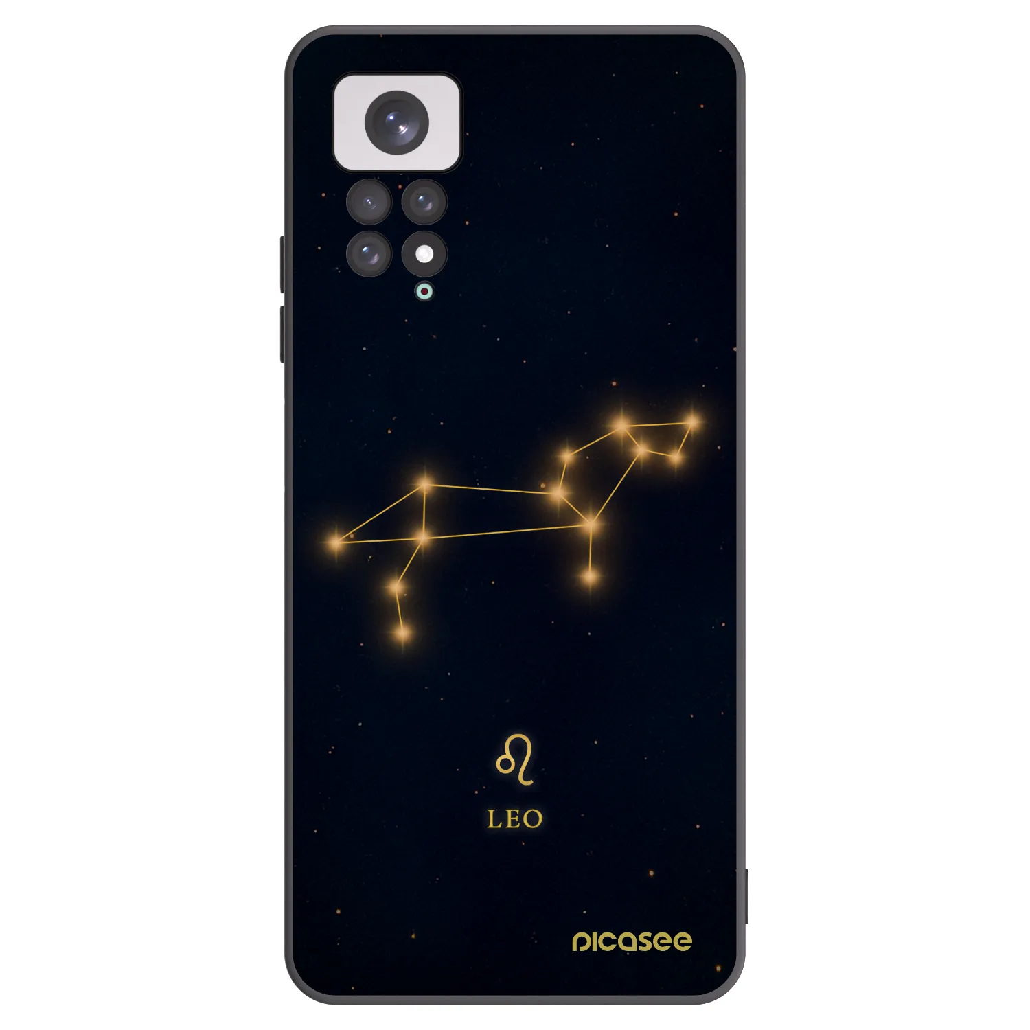 Picasee silikonový černý obal pro Xiaomi Redmi Note 11 - LEO