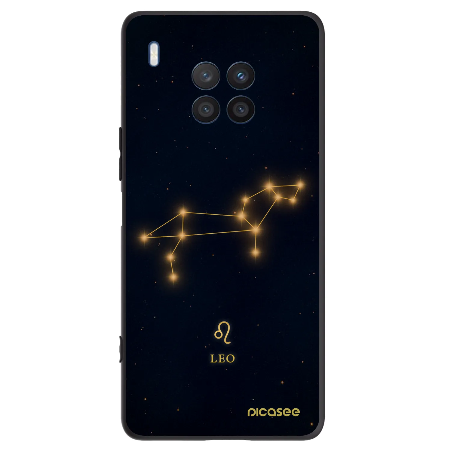 Picasee silikonový černý obal pro Honor 50 Lite - LEO