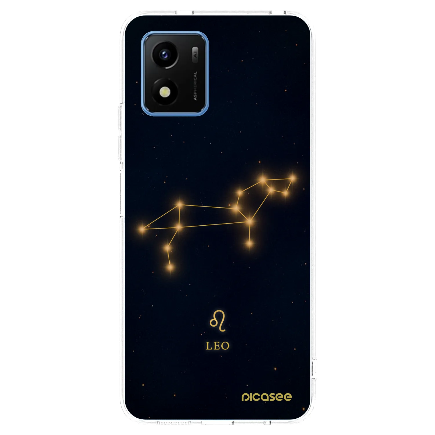 Picasee silikonový průhledný obal pro Vivo Y01 - LEO