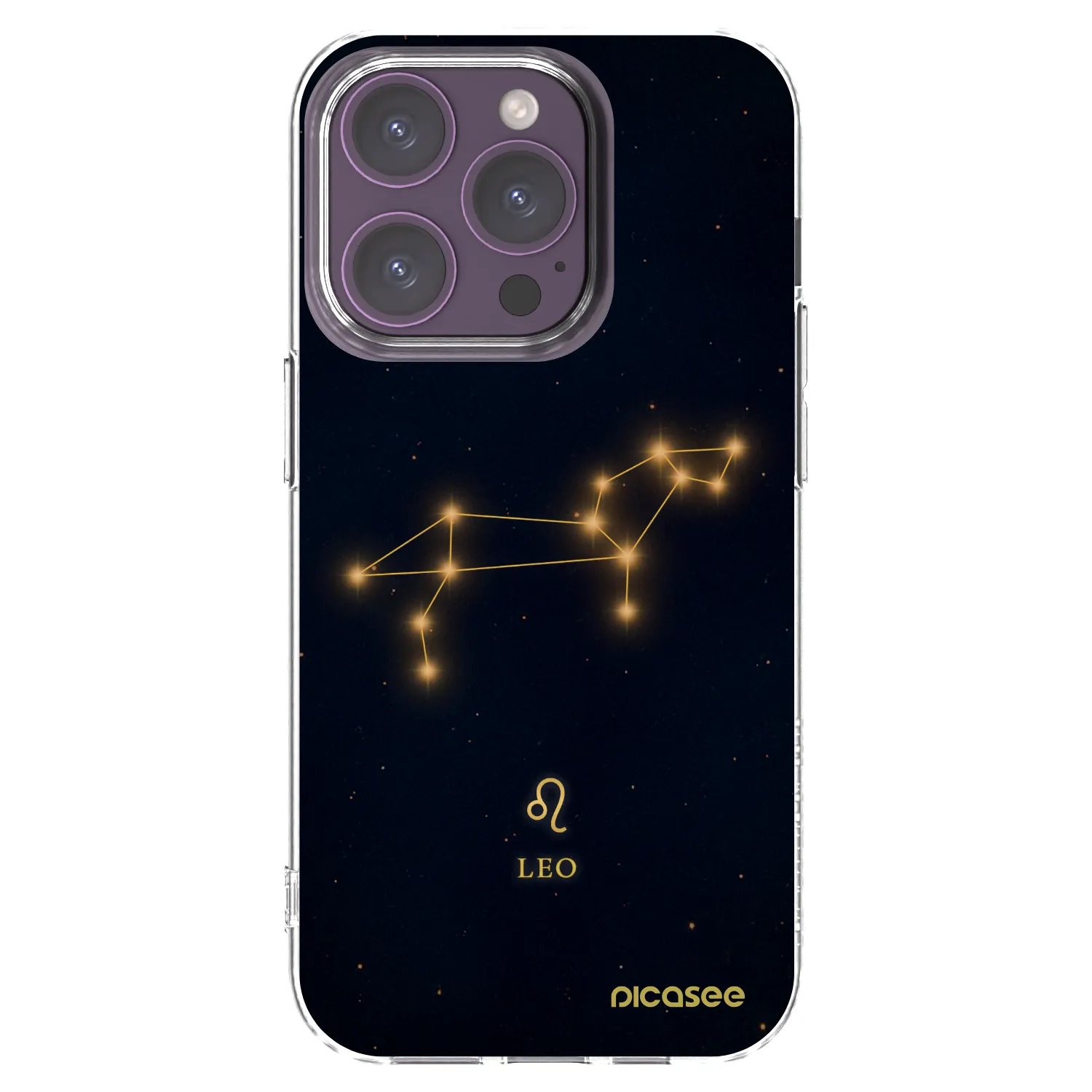 Picasee silikonový průhledný obal pro Apple iPhone 14 Pro - LEO