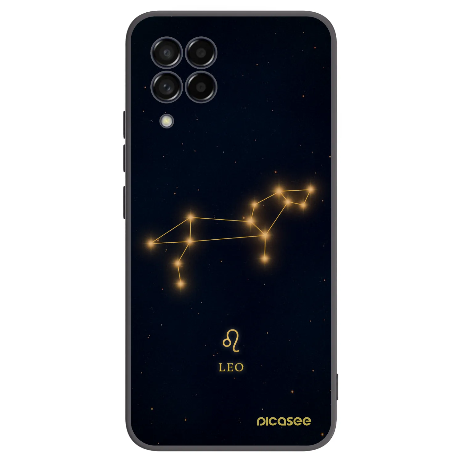 Picasee silikonový černý obal pro Samsung Galaxy M53 5G - LEO