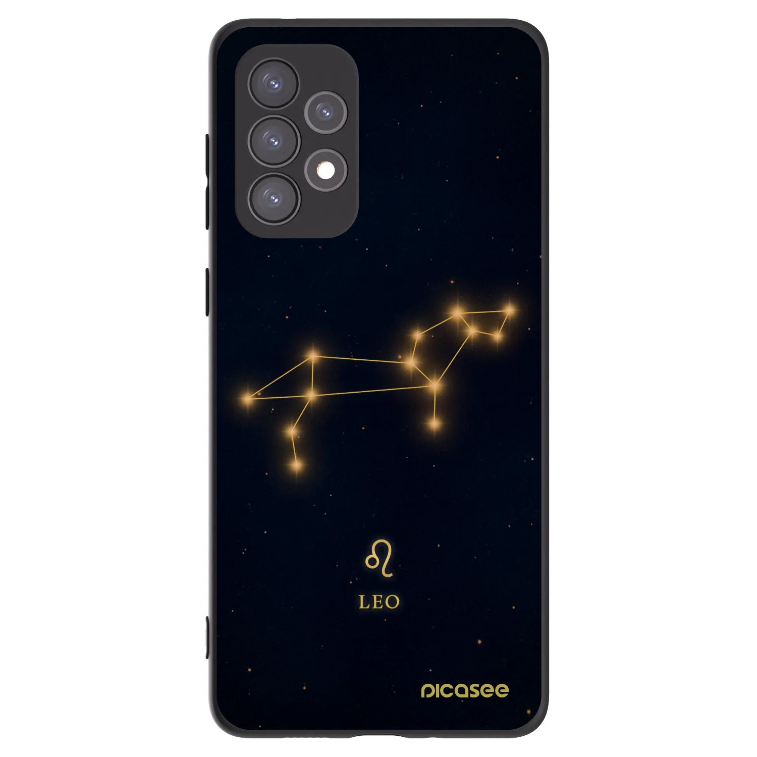 Picasee silikonový černý obal pro Samsung Galaxy A73 5G - LEO