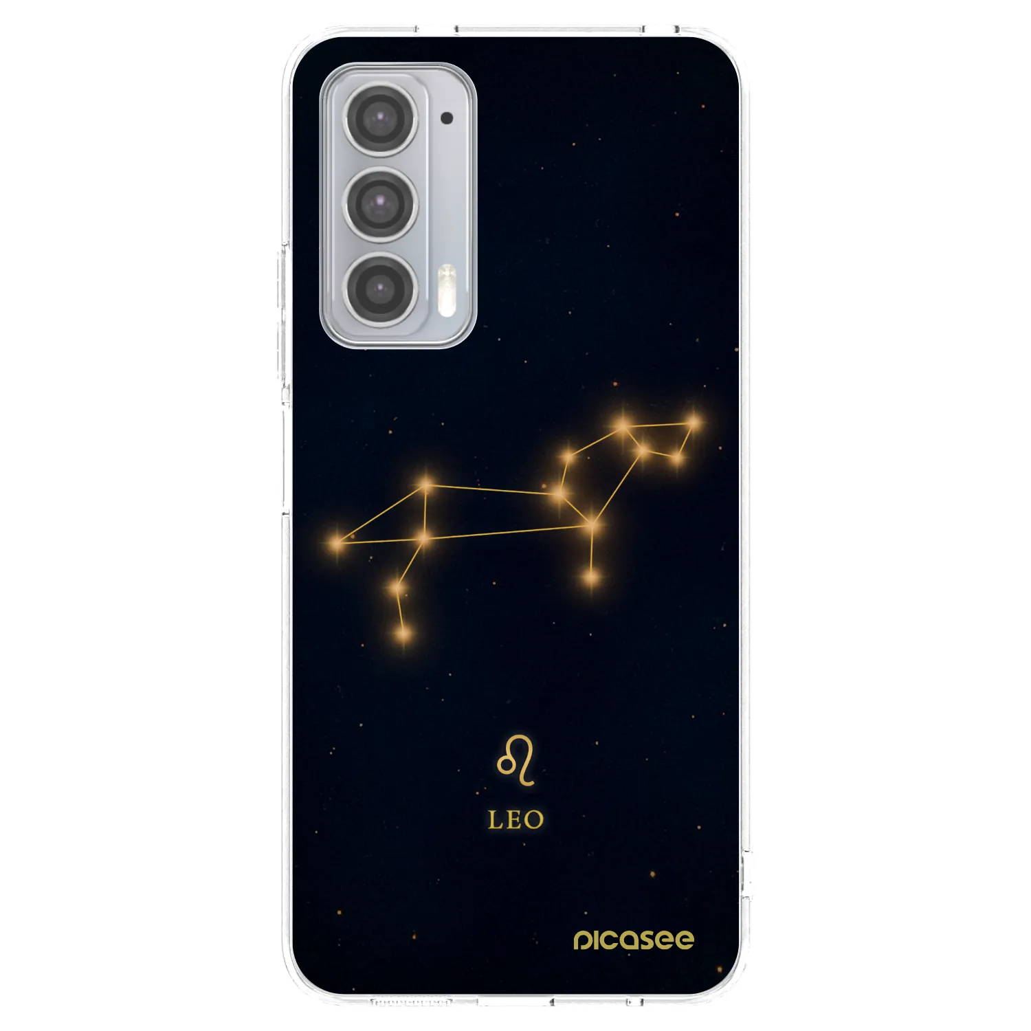 Picasee silikonový průhledný obal pro Motorola Edge 20 - LEO