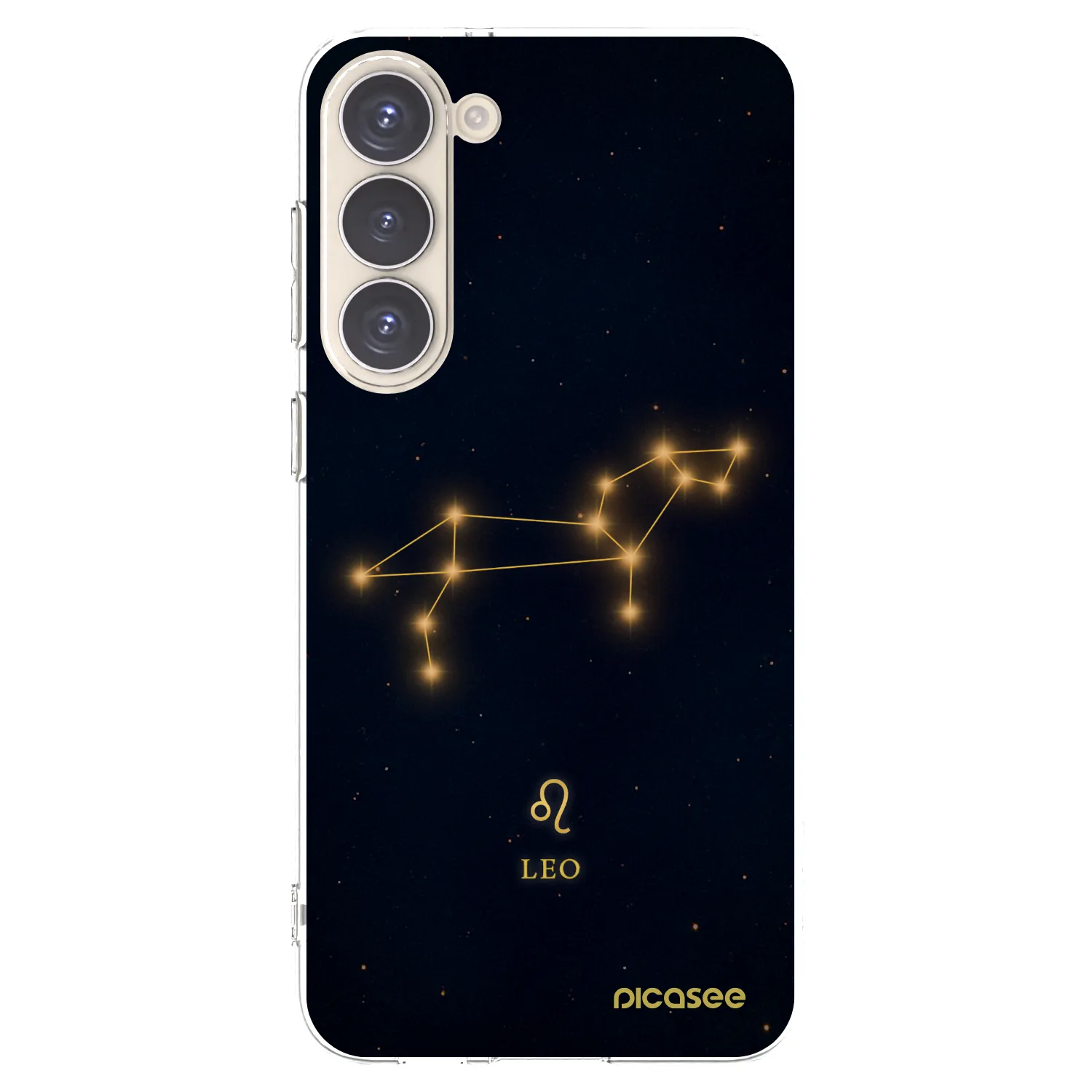 Picasee silikonový průhledný obal pro Samsung Galaxy S23+ 5G - LEO