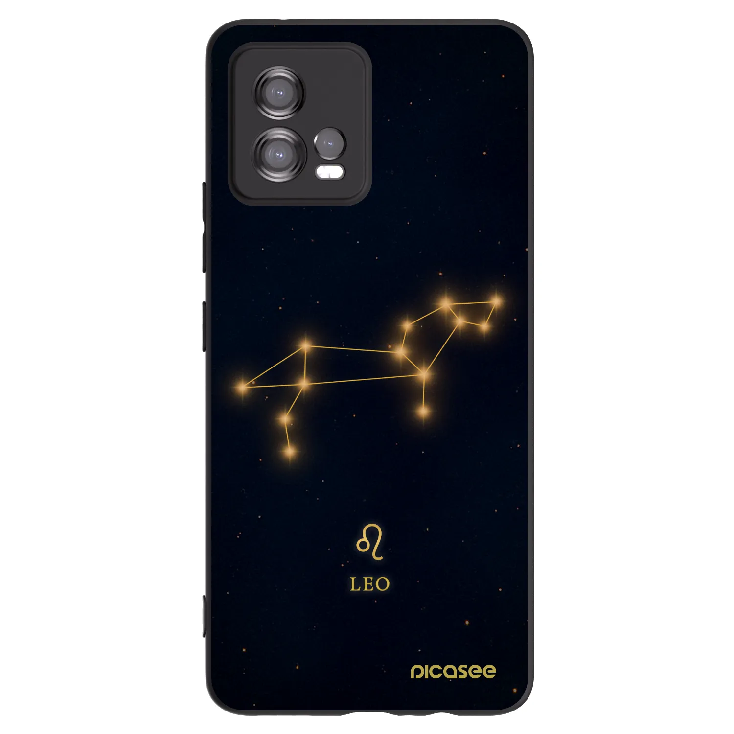 Picasee silikonový černý obal pro Motorola Moto G72 - LEO