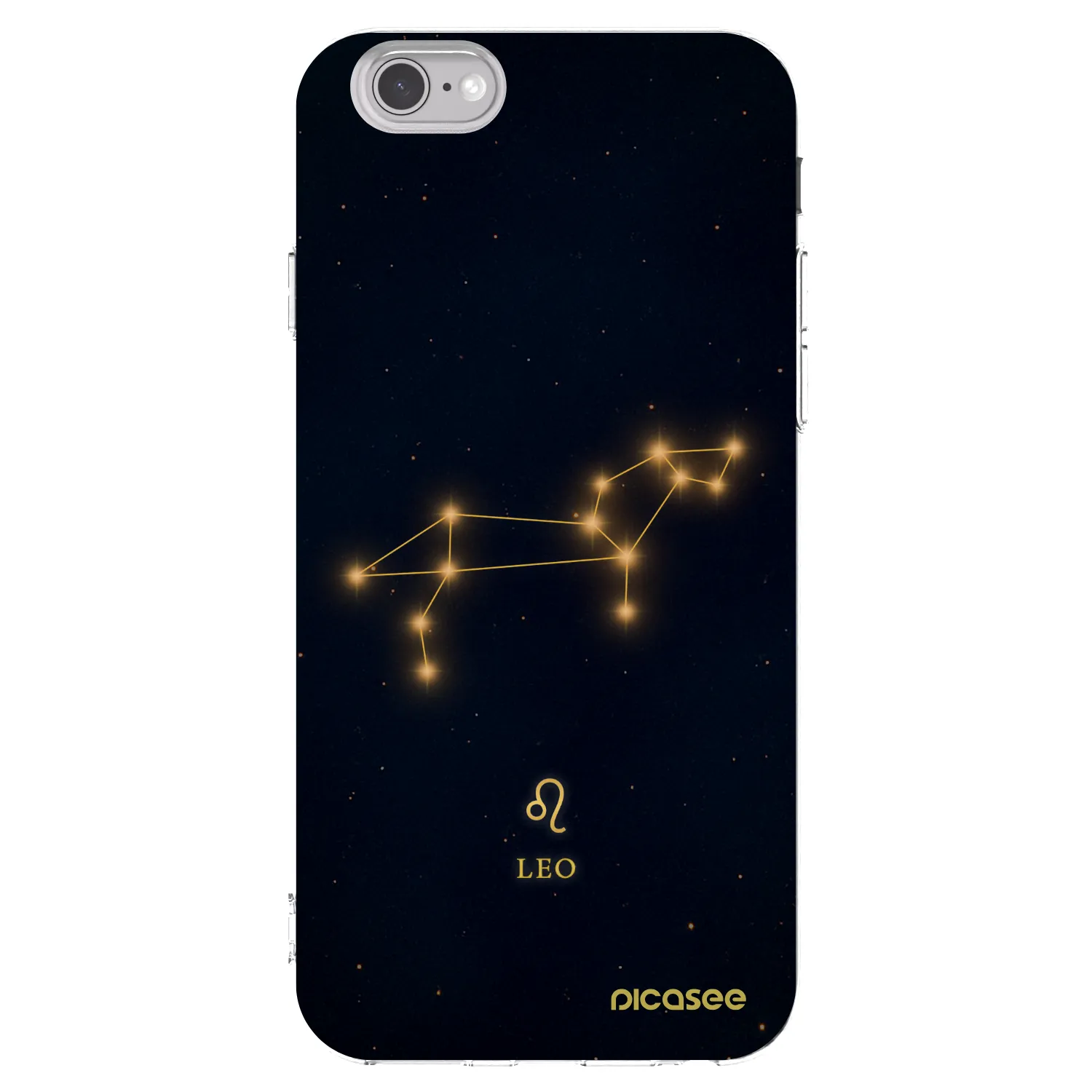 Picasee silikonový průhledný obal pro Apple iPhone 6/6S - LEO