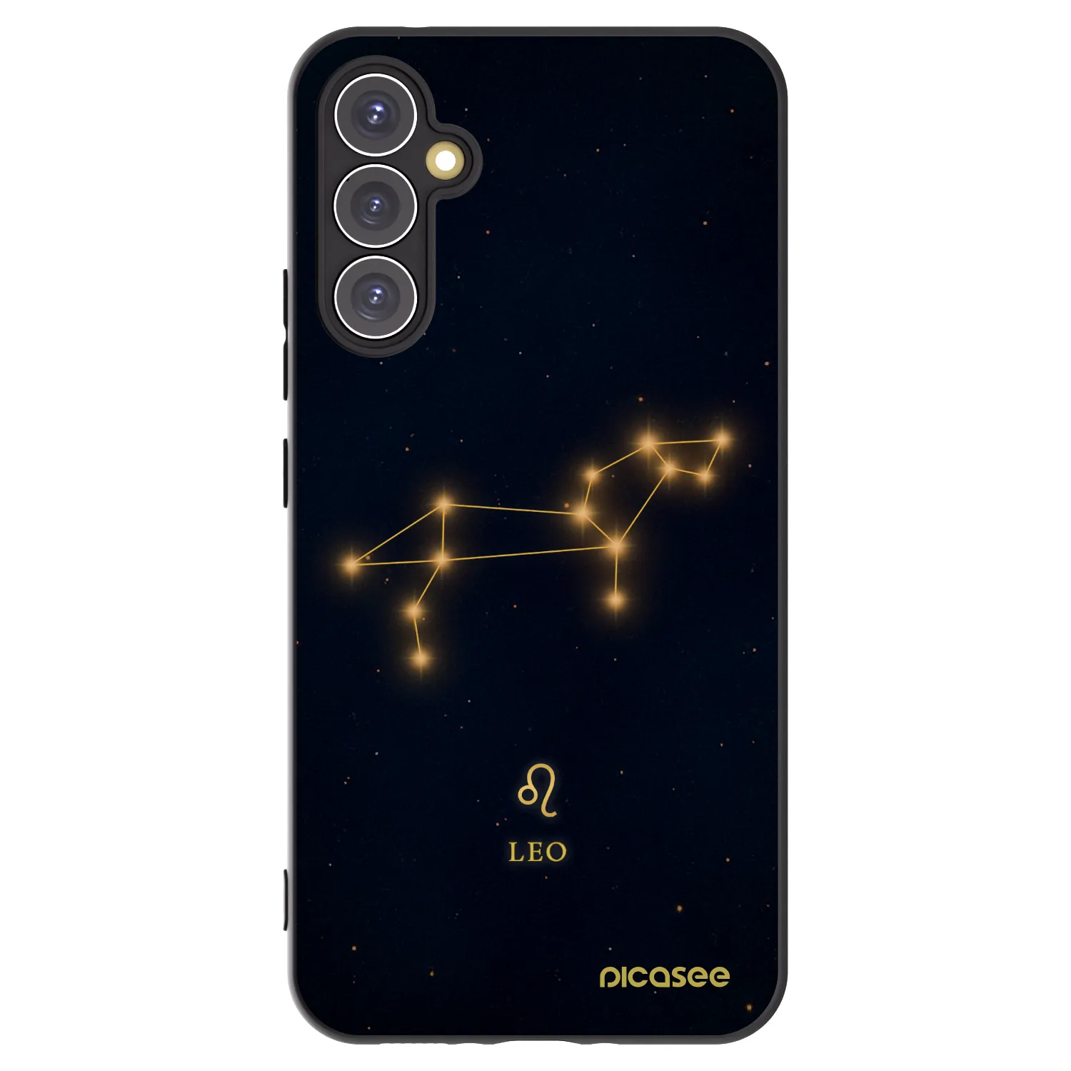 Picasee silikonový černý obal pro Samsung Galaxy A34 5G A346B - LEO