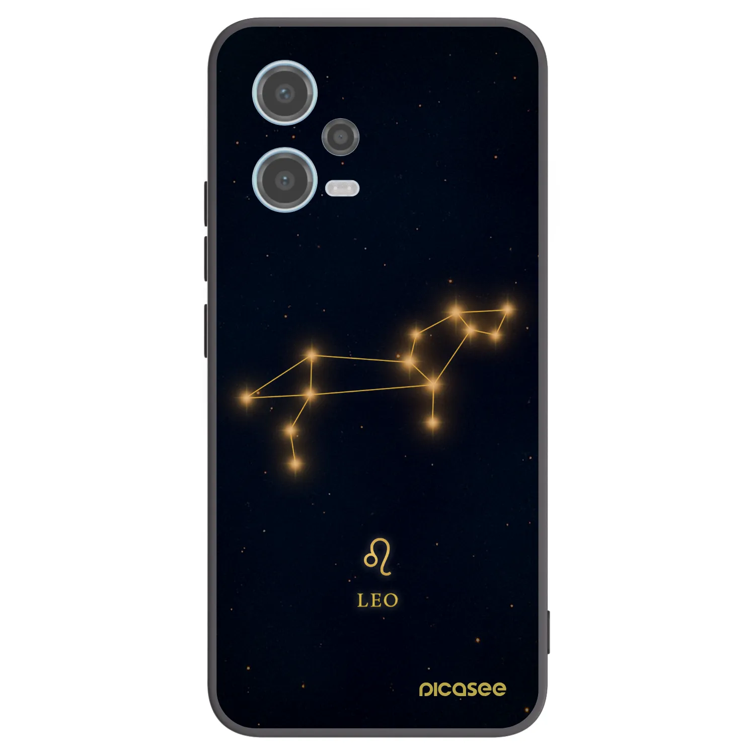 Picasee silikonový černý obal pro Xiaomi Redmi Note 12 5G - LEO