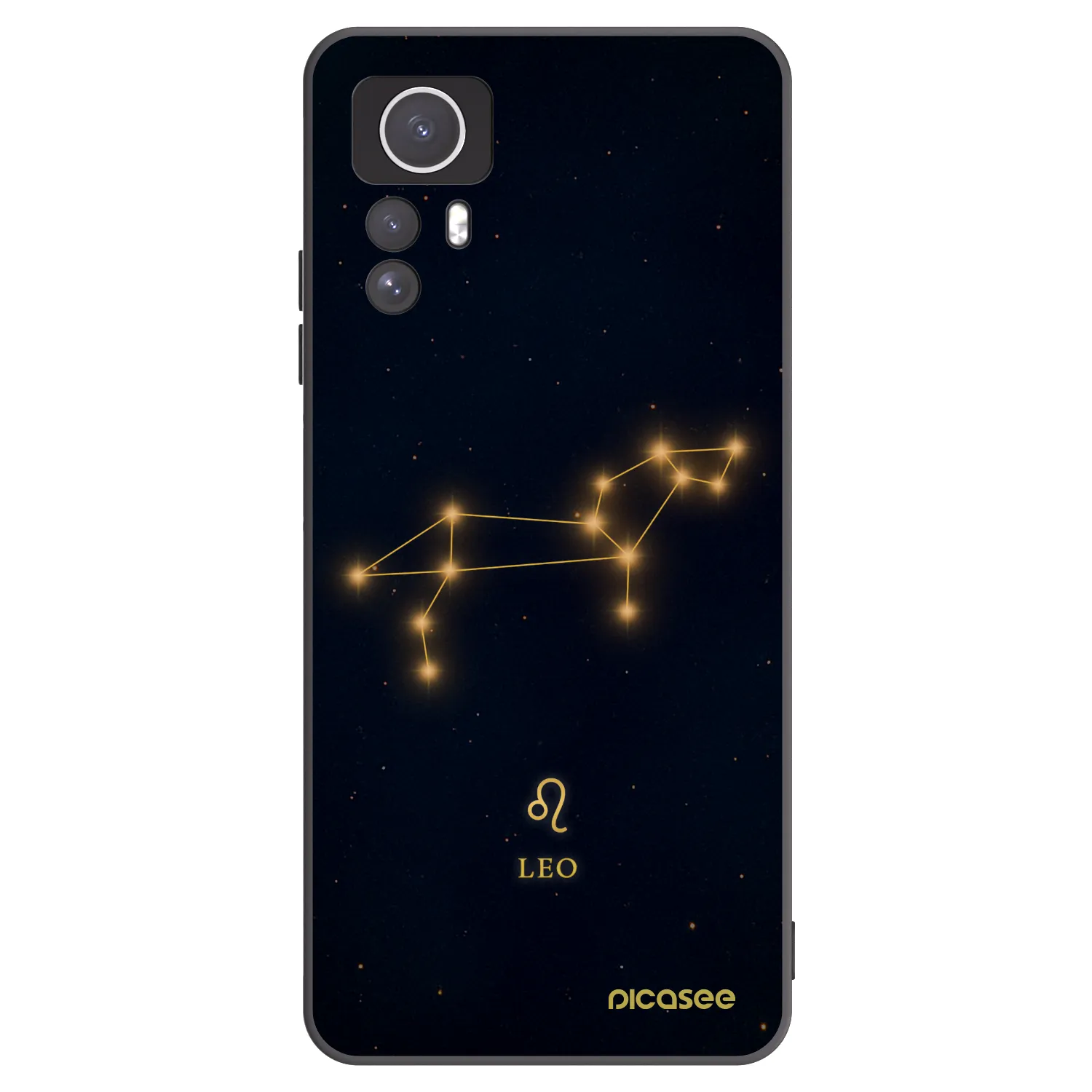 Picasee silikonový černý obal pro Xiaomi Redmi Note 12S - LEO