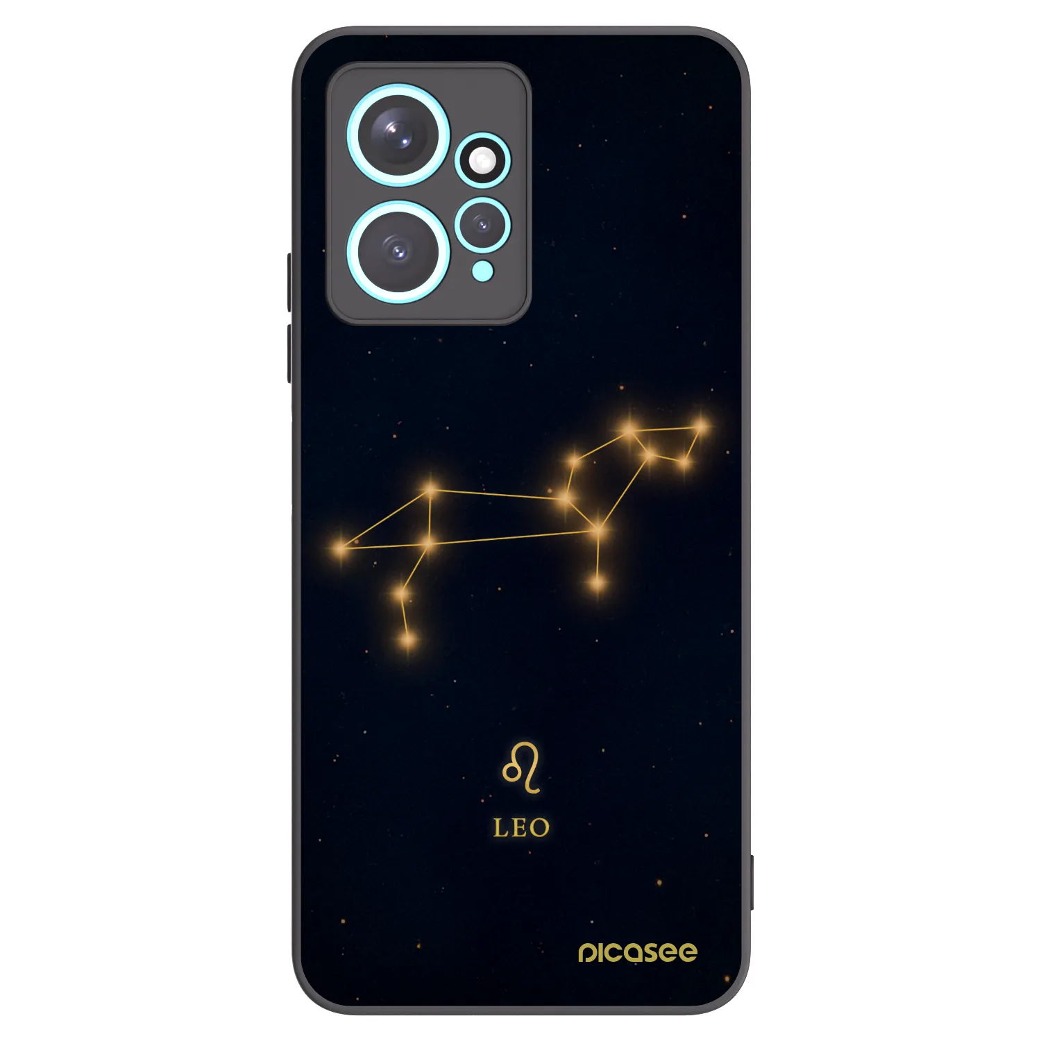 Picasee silikonový černý obal pro Xiaomi Redmi Note 12 4G - LEO