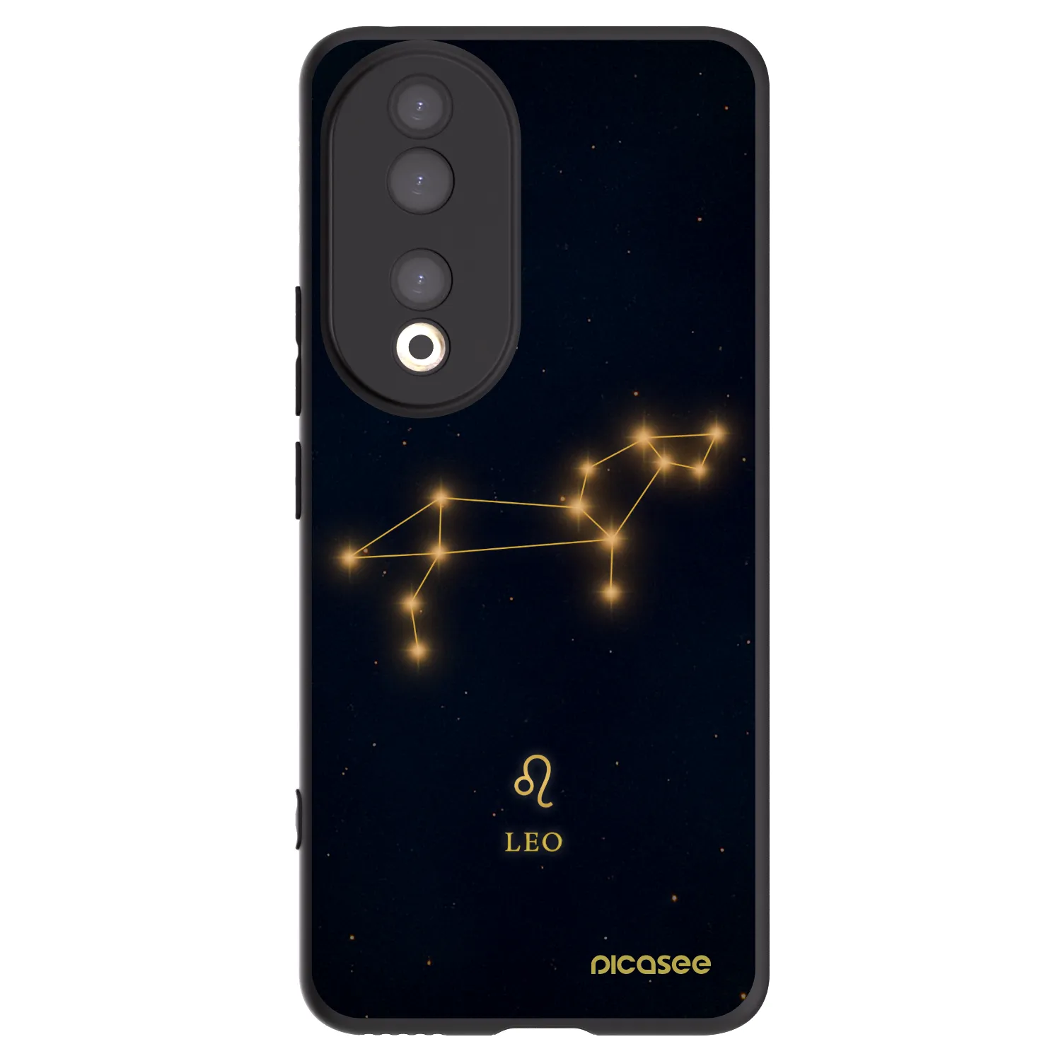 Picasee silikonový černý obal pro Honor 90 5G - LEO