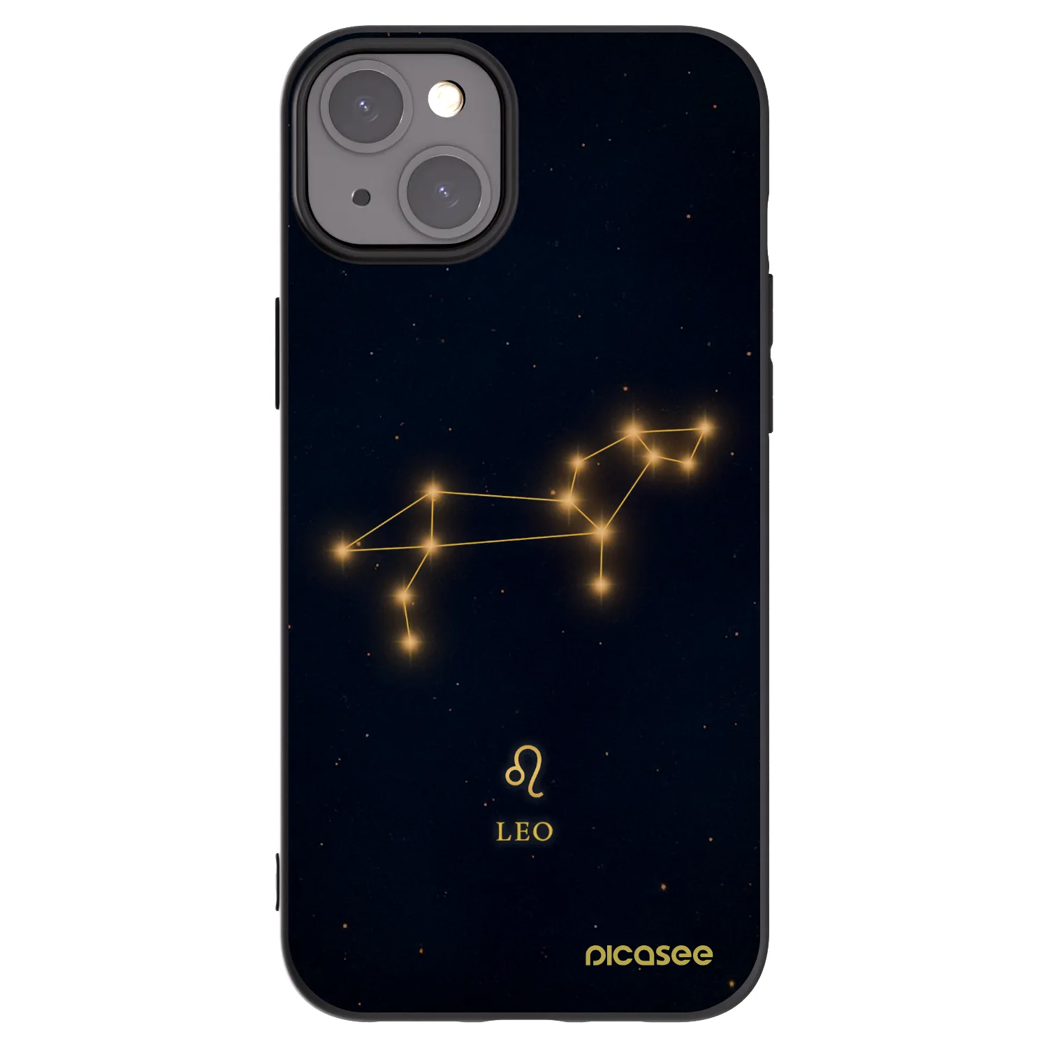 Picasee silikonový černý obal pro Apple iPhone 15 Plus - LEO