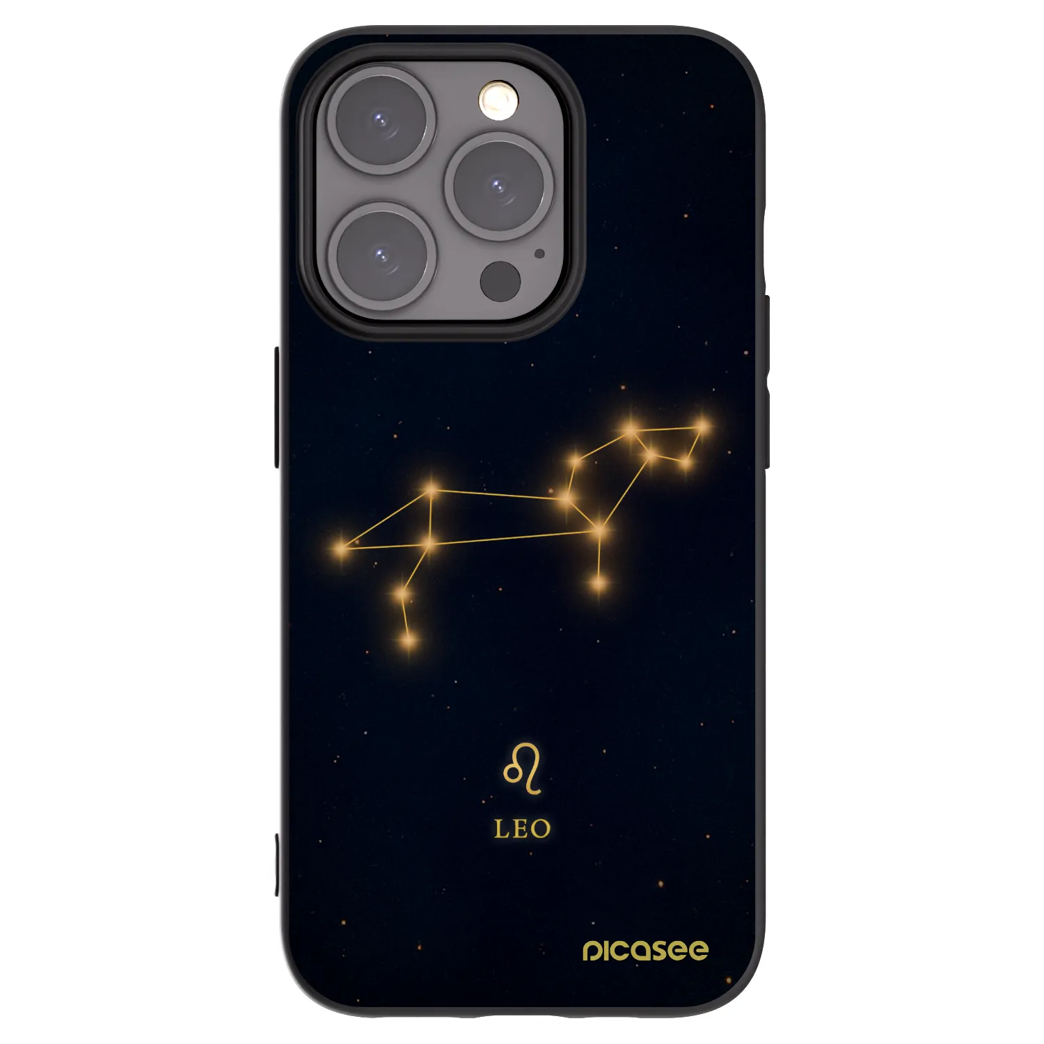 Picasee silikonový černý obal pro Apple iPhone 15 Pro - LEO