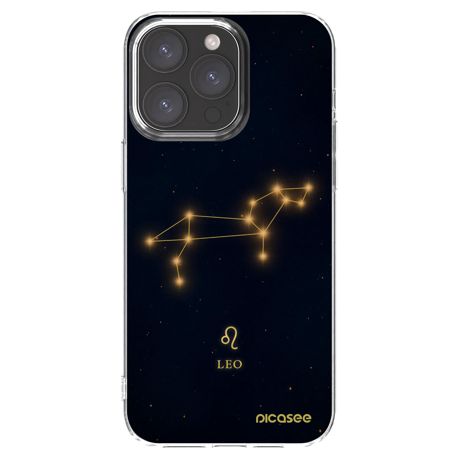 Picasee silikonový průhledný obal pro Apple iPhone 15 Pro Max - LEO