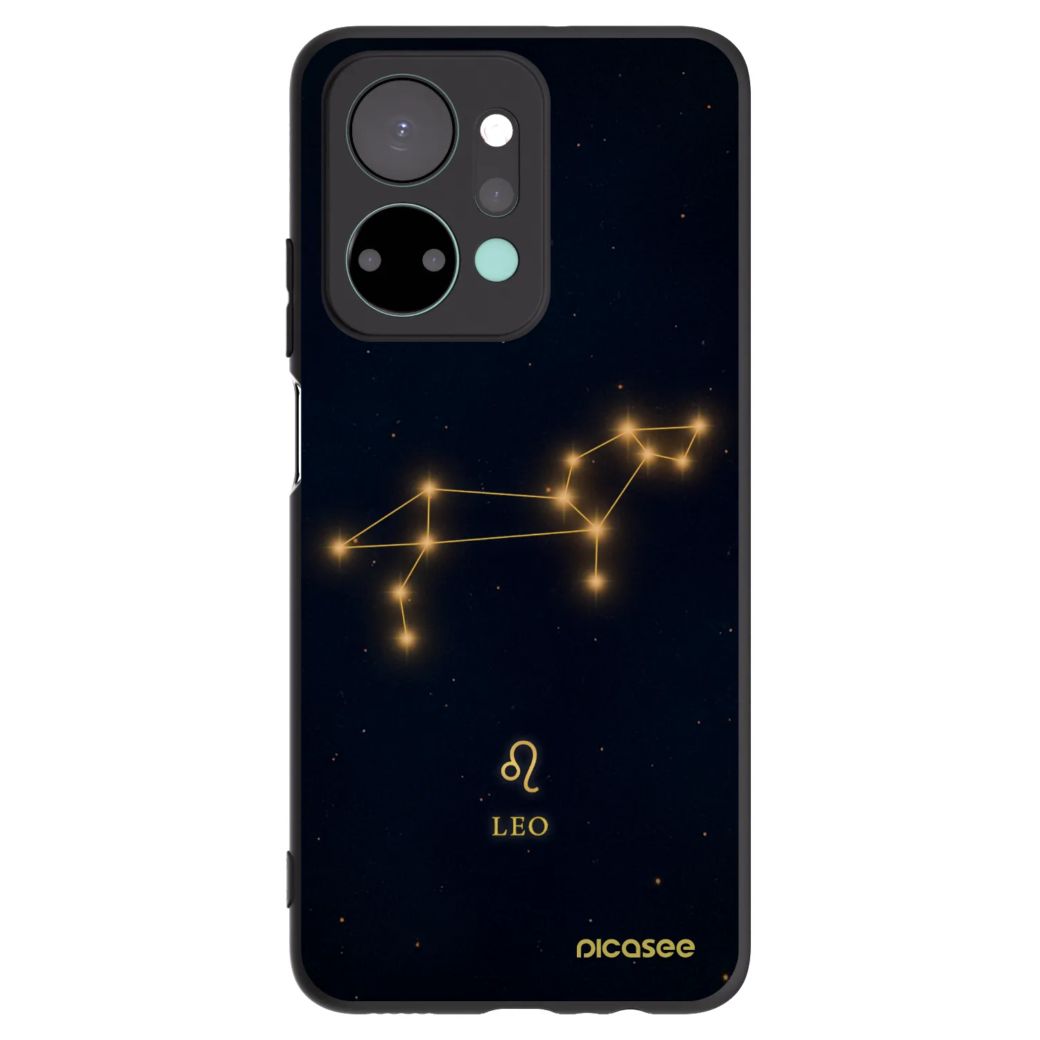 Picasee silikonový černý obal pro Honor X7a - LEO