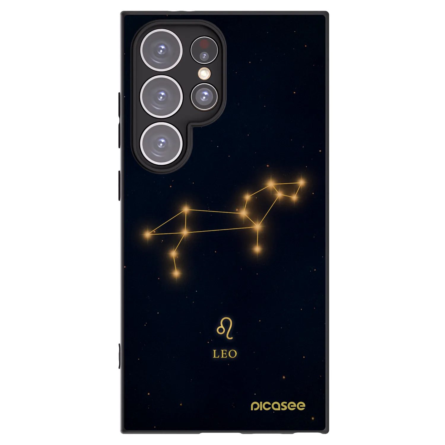 Picasee silikonový černý obal pro Samsung Galaxy S24 Ultra S928B 5G - LEO