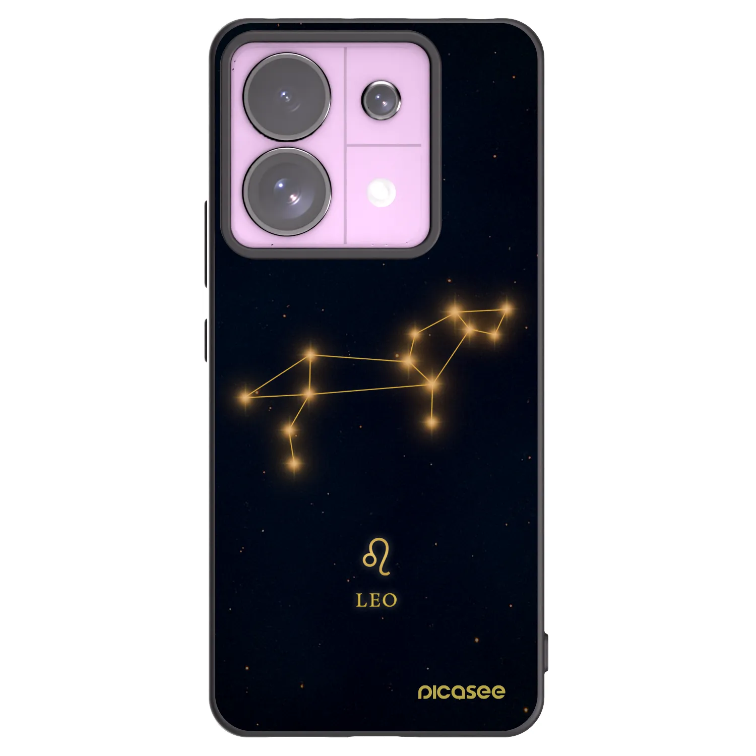 Picasee silikonový černý obal pro Xiaomi Redmi Note 13 Pro 5G - LEO