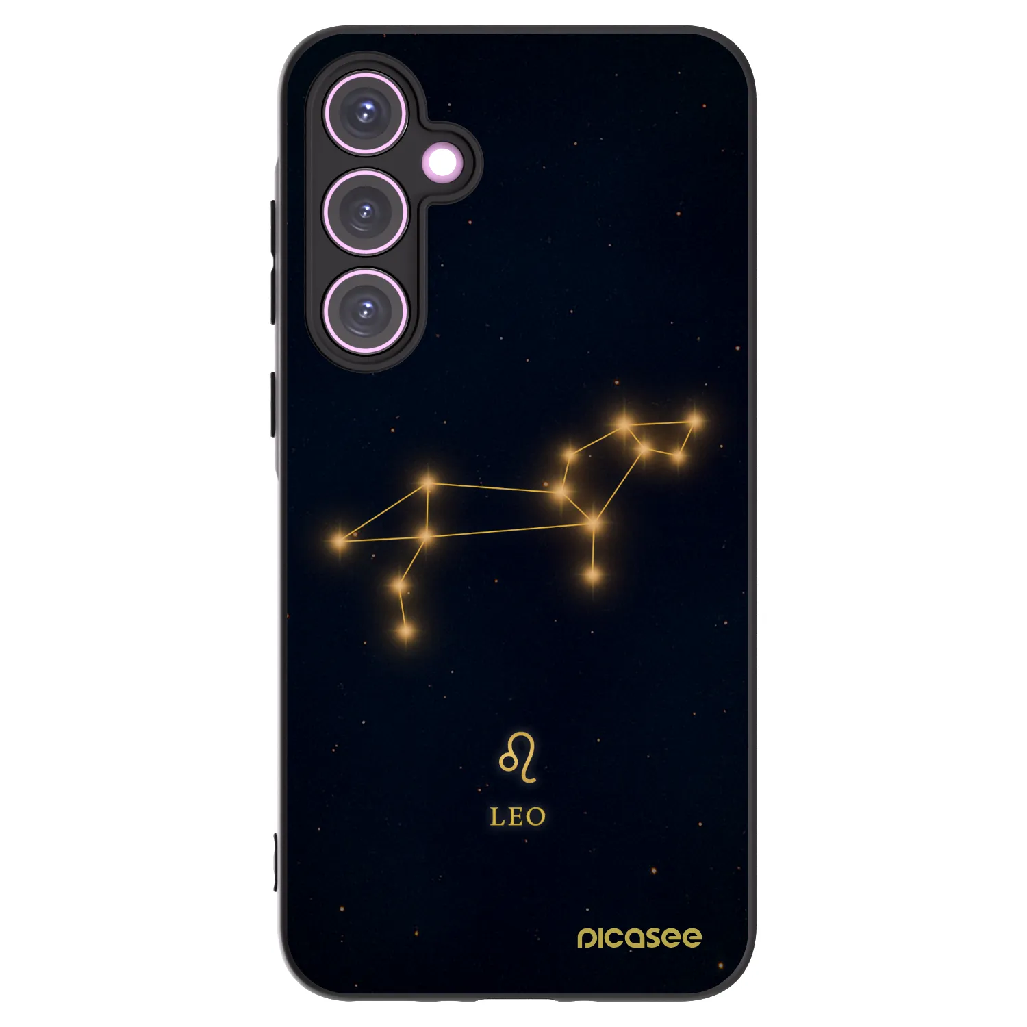 Picasee silikonový černý obal pro Samsung Galaxy A35 5G A356B - LEO