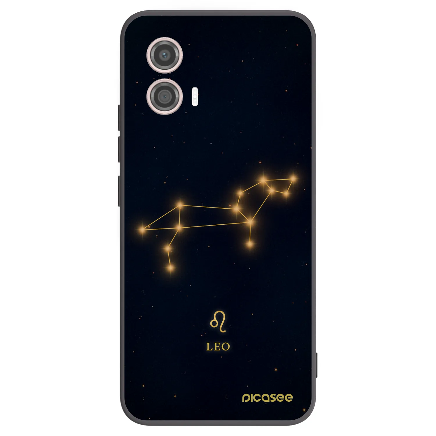 Picasee silikonový černý obal pro Motorola Moto G53 5G - LEO