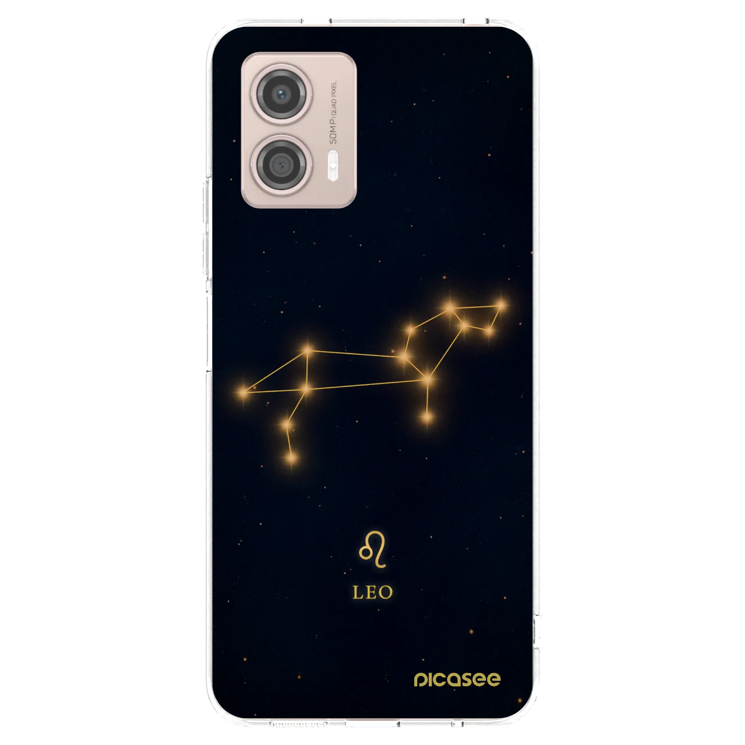 Picasee silikonový průhledný obal pro Motorola Moto G53 5G - LEO