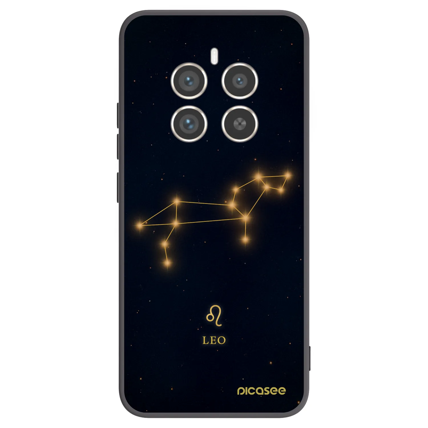 Picasee silikonový černý obal pro Realme 12 Pro 5G - LEO