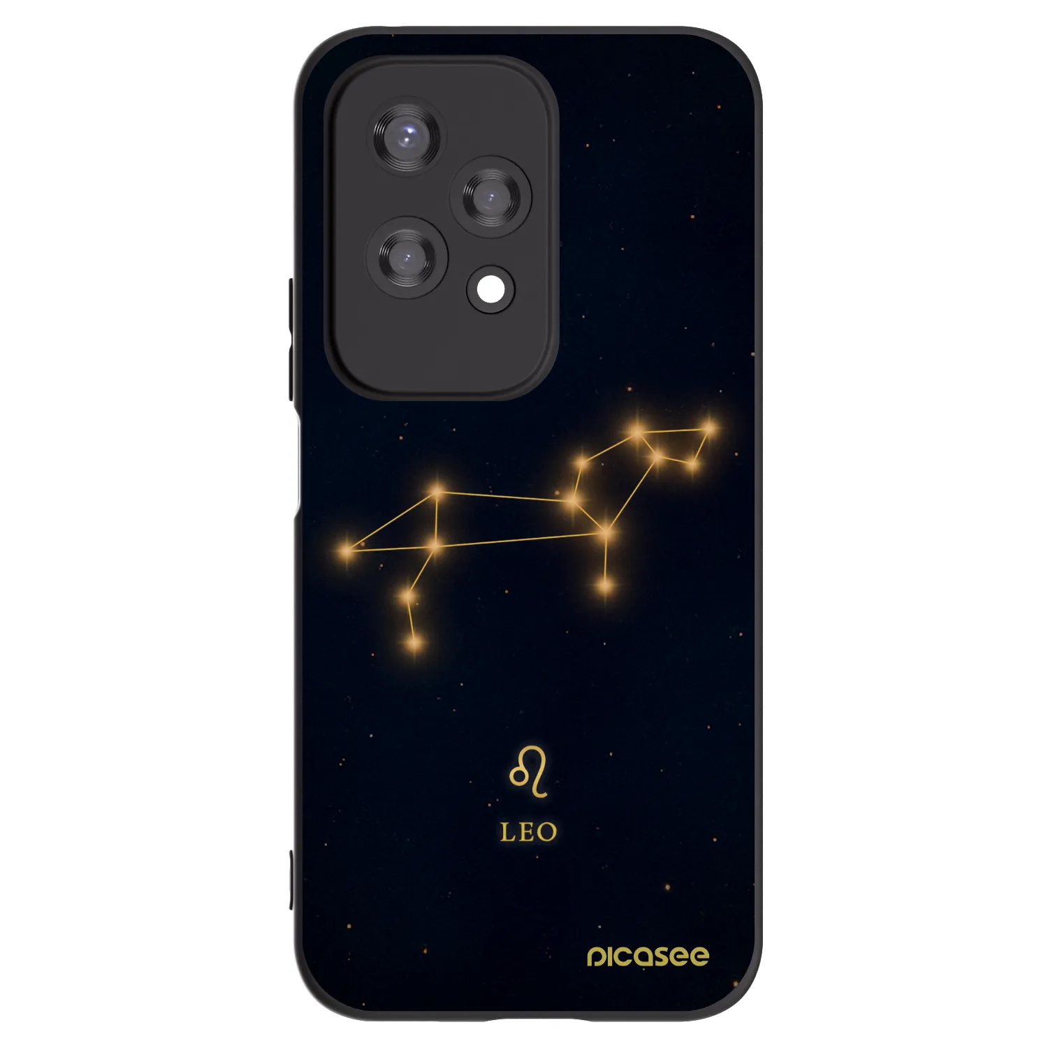 Picasee silikonový černý obal pro Honor 200 Lite - LEO