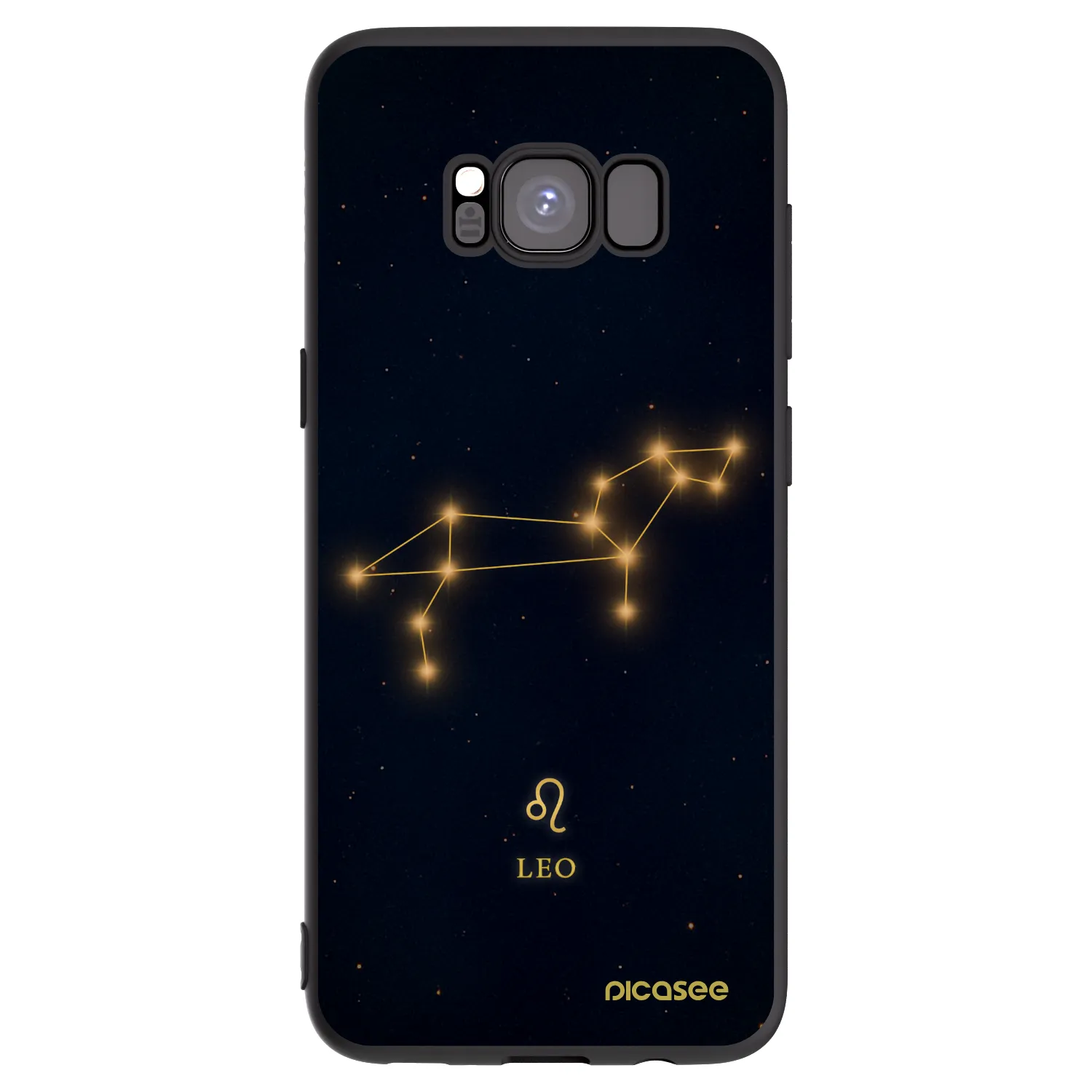 Picasee silikonový černý obal pro Samsung Galaxy S8 G950F - LEO