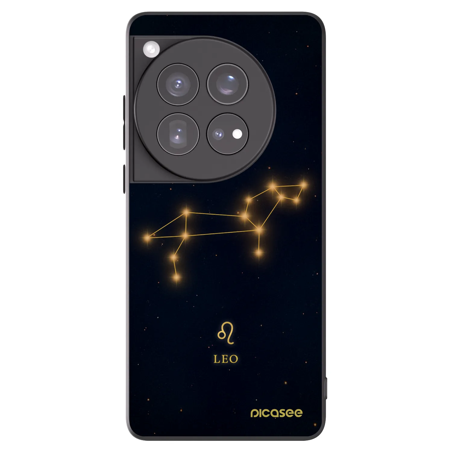 Picasee silikonový černý obal pro OnePlus 12 5G - LEO