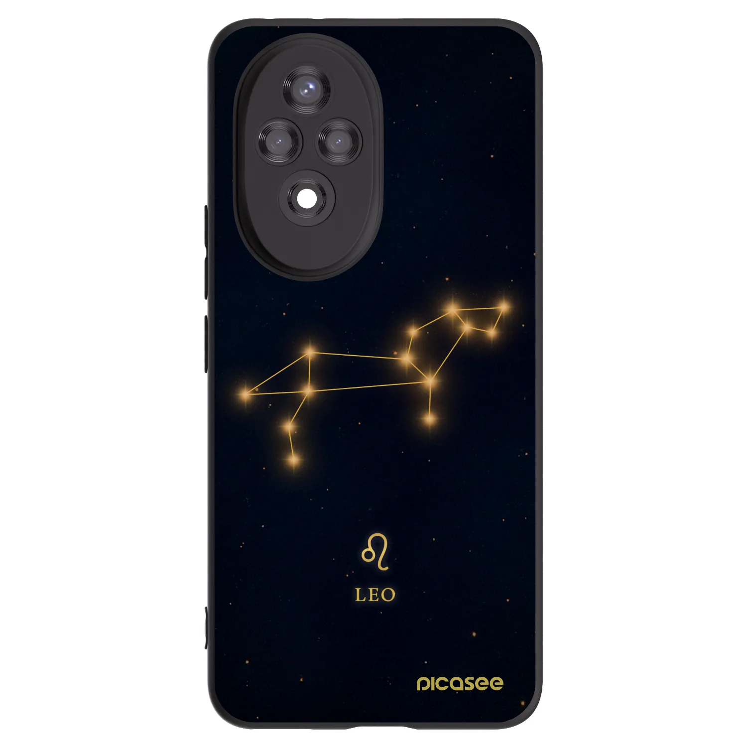 Picasee silikonový černý obal pro Honor 200 Pro 5G - LEO