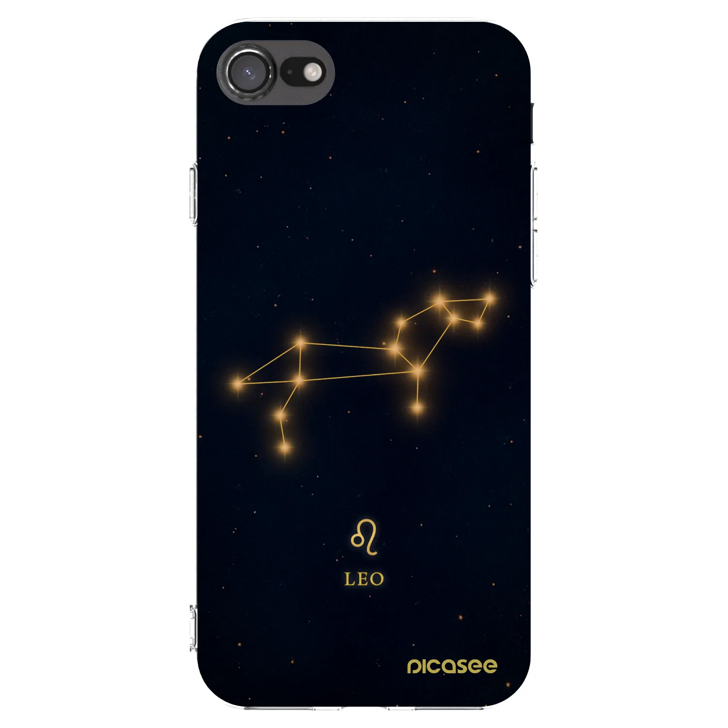 Picasee silikonový průhledný obal pro Apple iPhone 7 - LEO