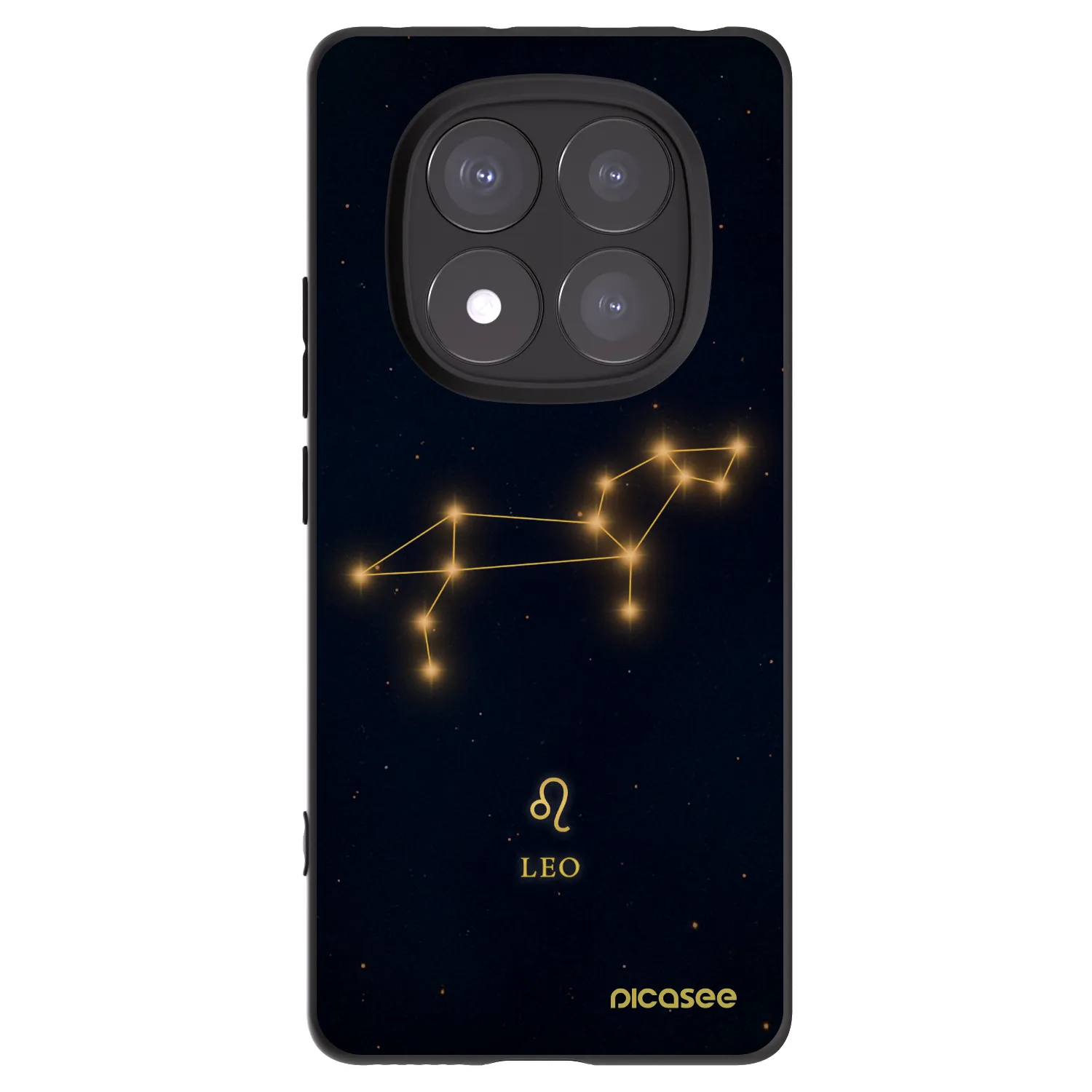 Picasee silikonový černý obal pro Xiaomi Redmi Note 14 Pro 5G - LEO
