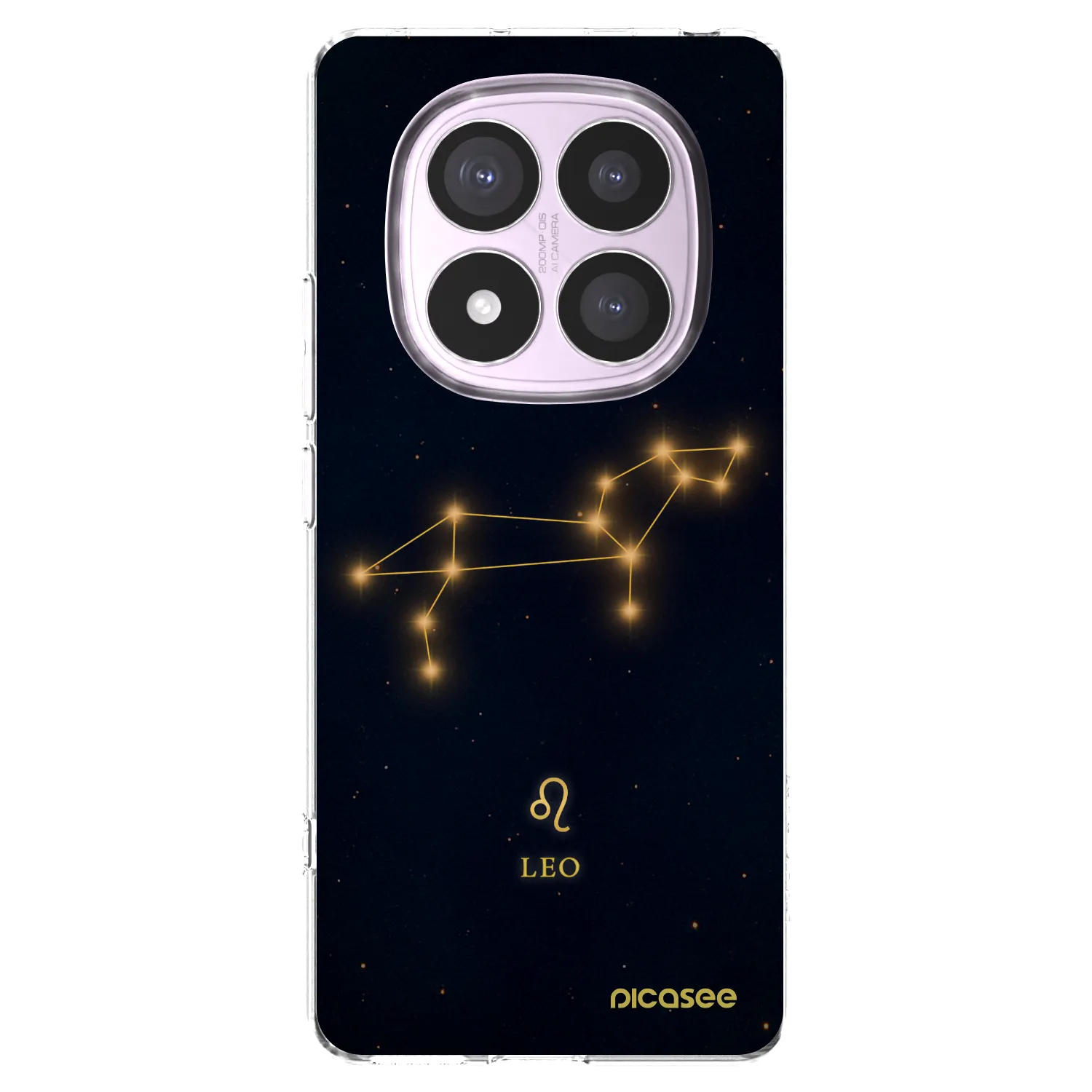 Picasee silikonový průhledný obal pro Xiaomi Redmi Note 14 Pro 5G - LEO