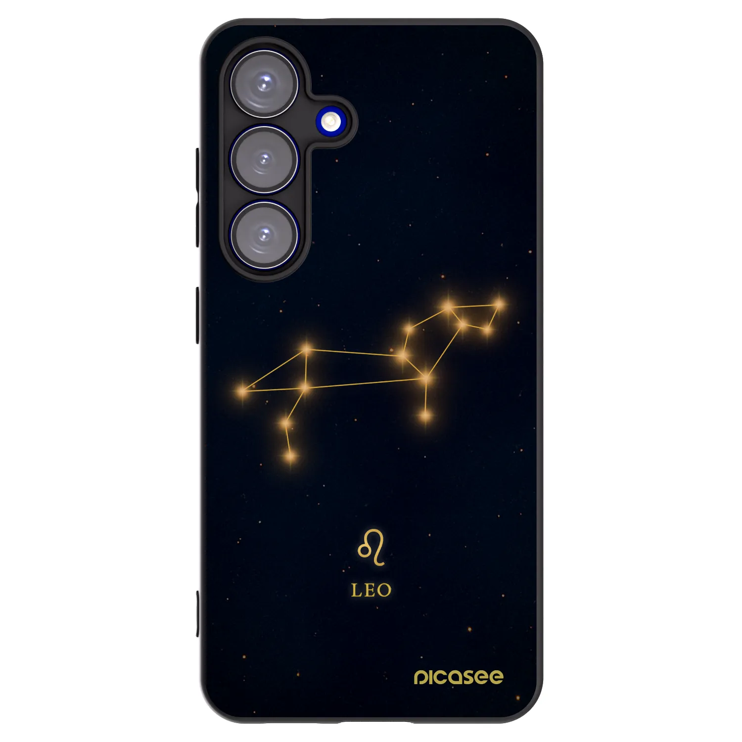 Picasee silikonový černý obal pro Samsung Galaxy S25 5G - LEO