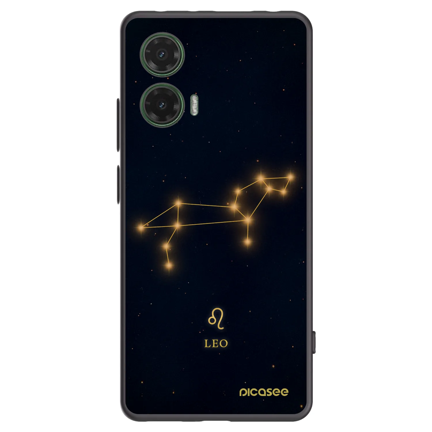 Picasee silikonový černý obal pro Motorola Moto G35 5G - LEO