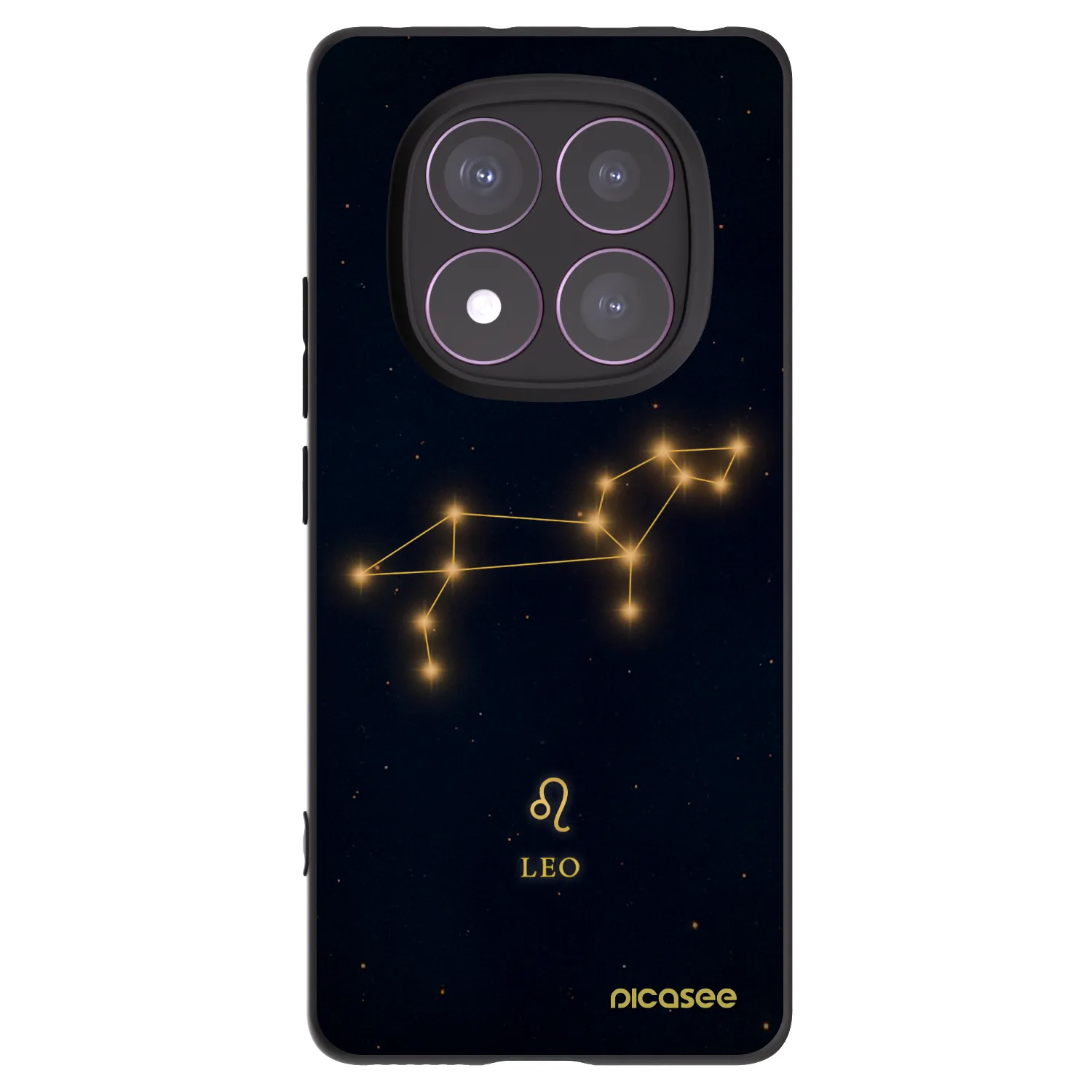 Picasee silikonový černý obal pro Xiaomi Redmi Note 14 Pro 4G - LEO