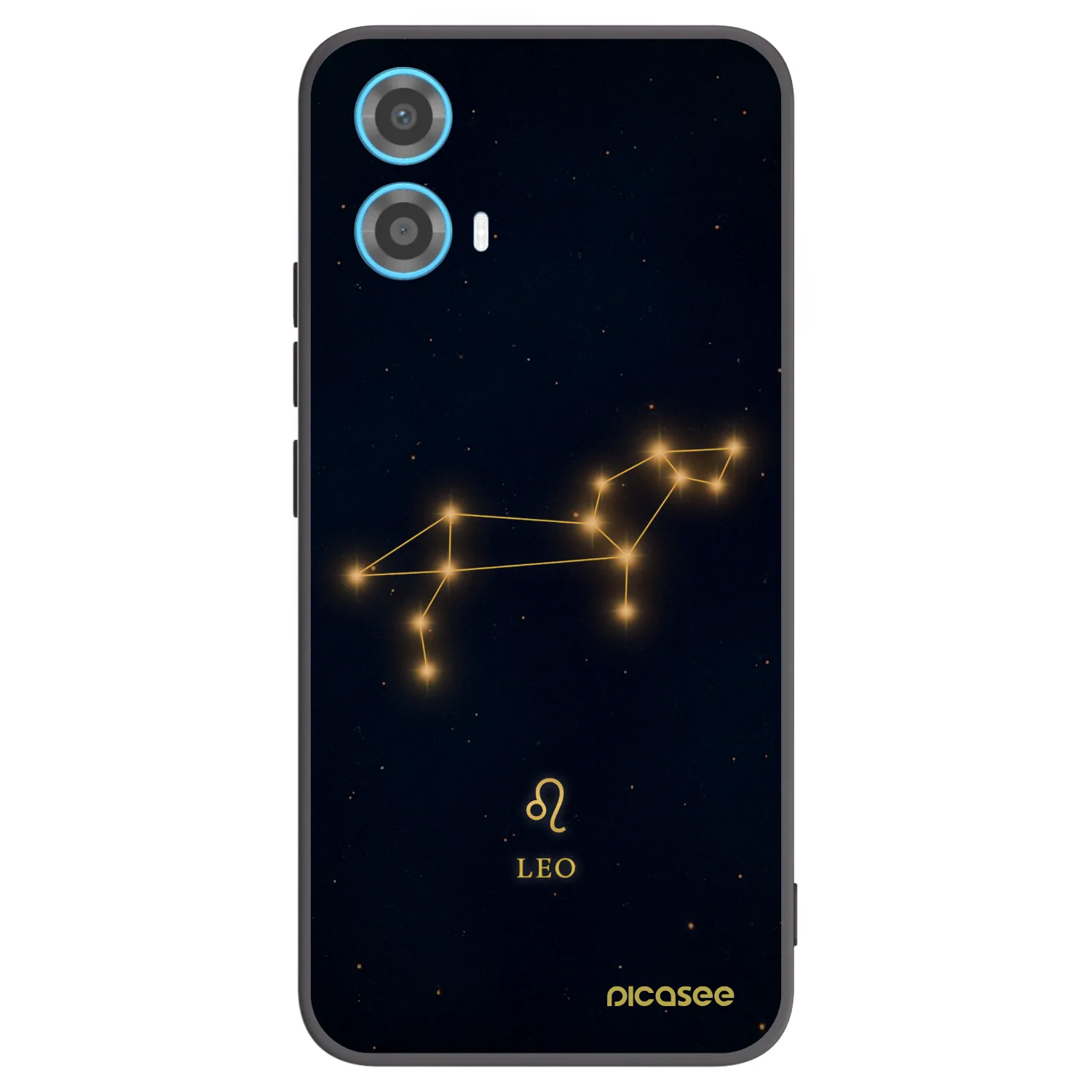 Picasee silikonový černý obal pro Motorola Moto G34 5G - LEO
