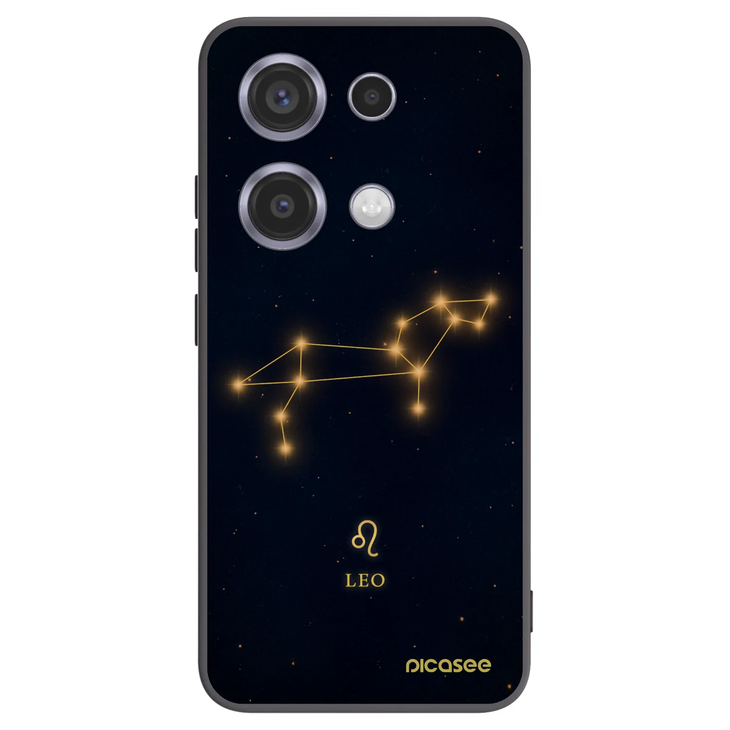 Picasee silikonový černý obal pro Xiaomi Redmi Note 14S - LEO