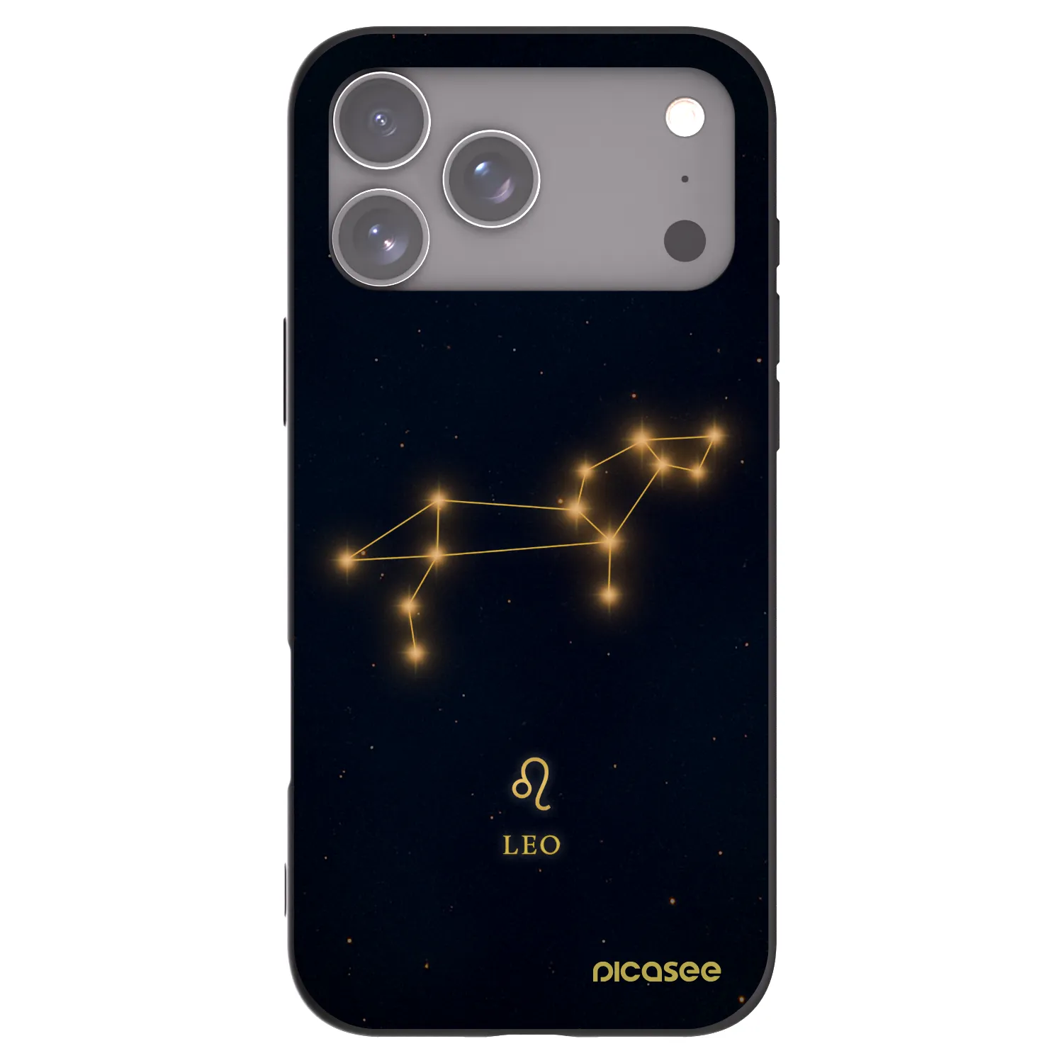 Picasee silikonový černý obal pro Apple iPhone 17 Pro Max - LEO