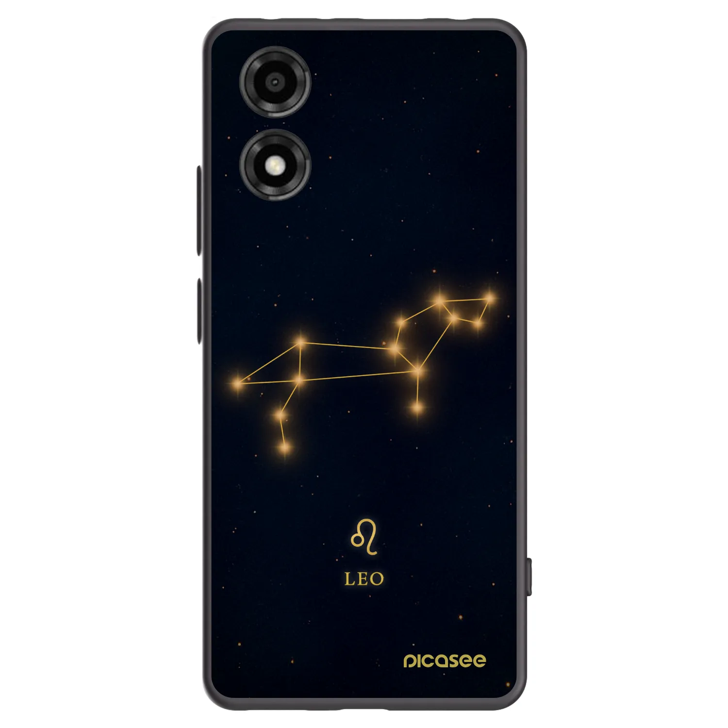 Picasee silikonový černý obal pro Motorola Moto E14 - LEO