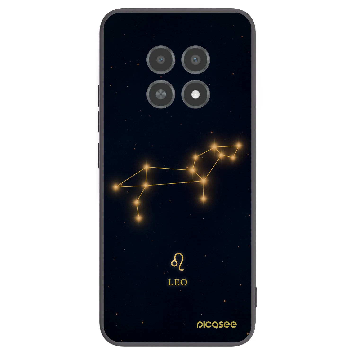 Picasee silikonový černý obal pro Realme 12X - LEO