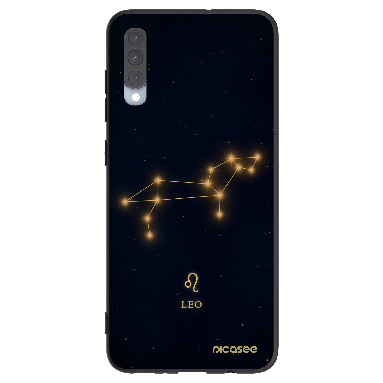Picasee silikonový černý obal pro Samsung Galaxy A70 A705F - LEO