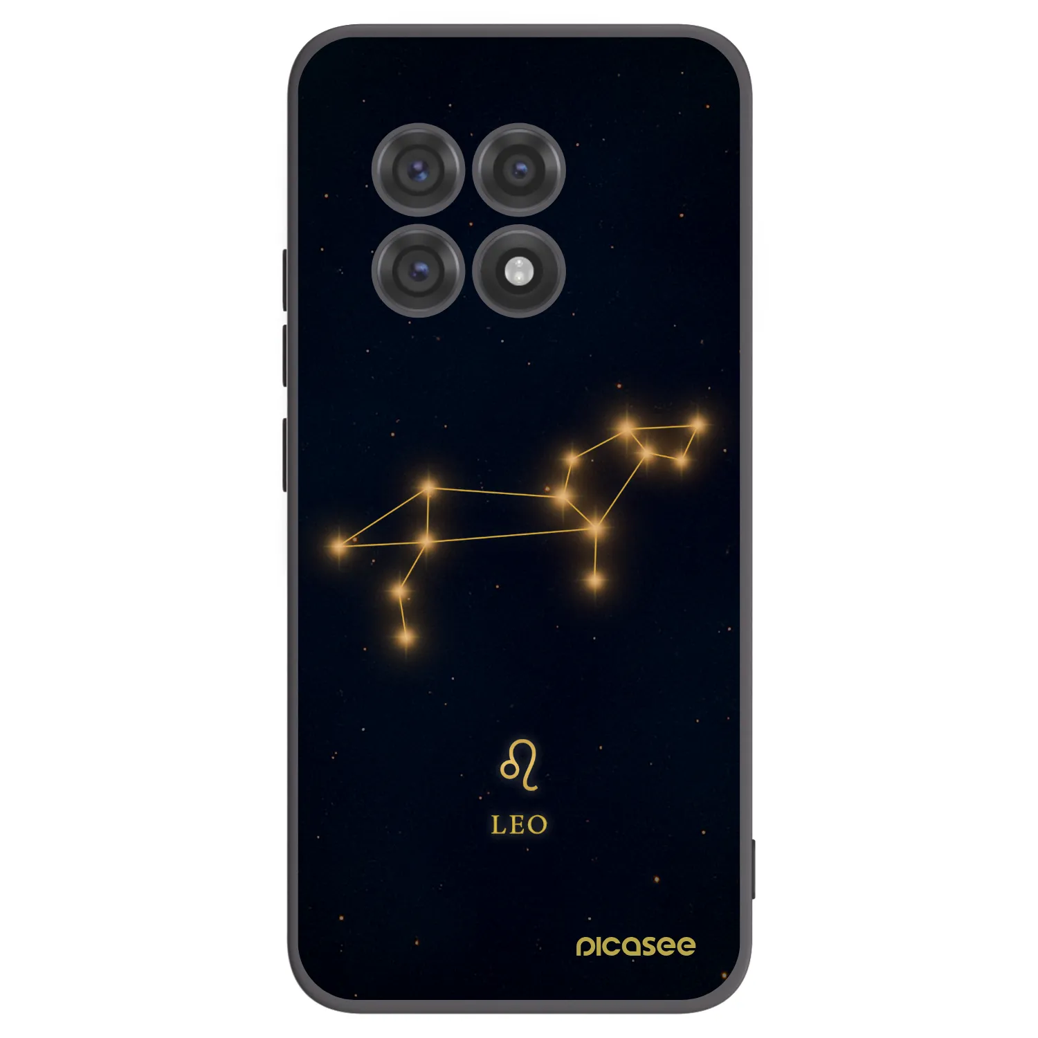 Picasee silikonový černý obal pro OnePlus 13R 5G - LEO