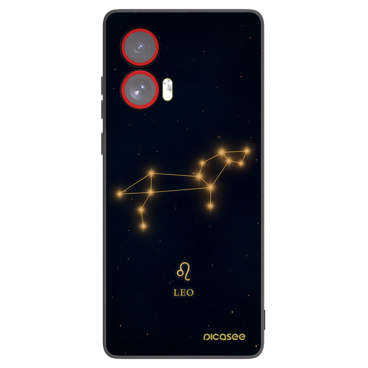 Picasee silikonový černý obal pro Motorola Edge 50 Fusion - LEO