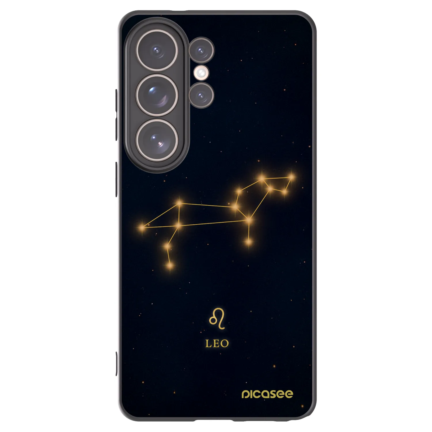 Picasee silikonový černý obal pro Samsung Galaxy S26 Ultra - LEO