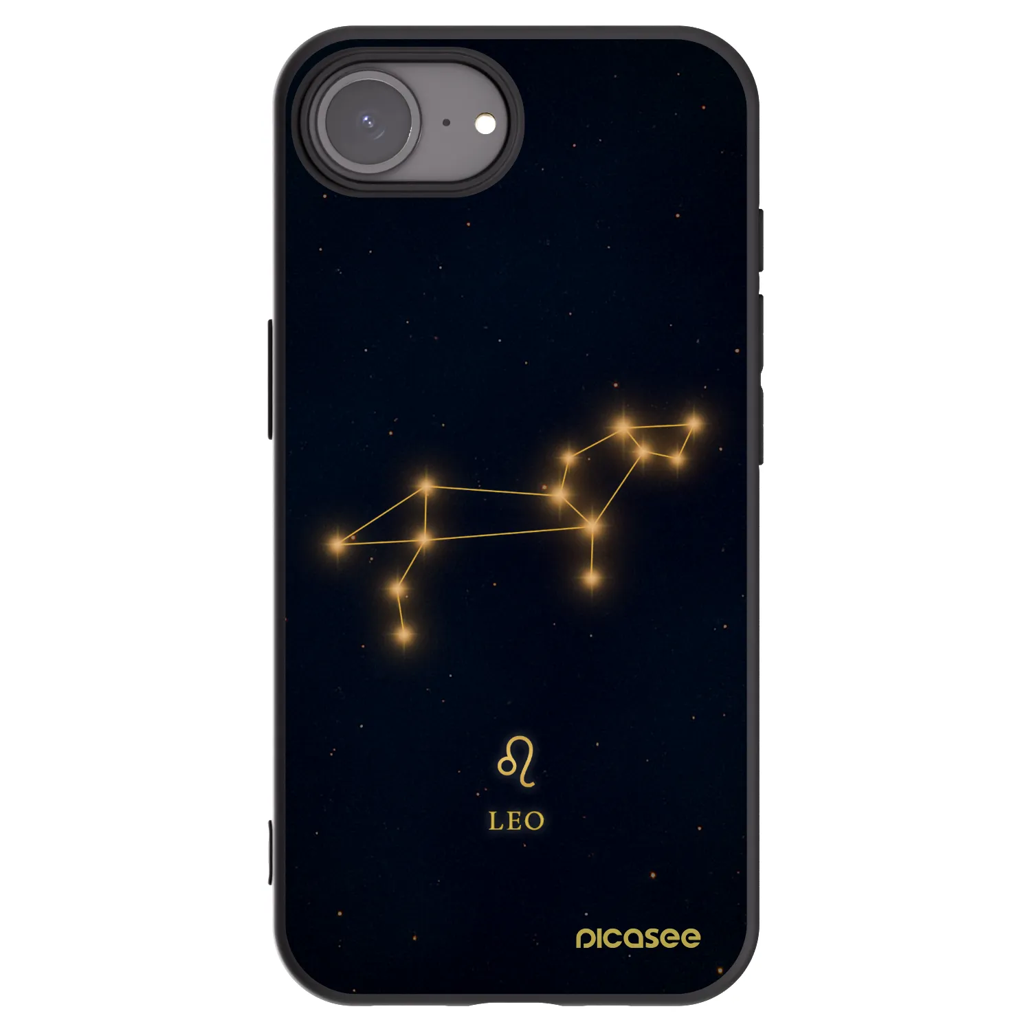 Picasee silikonový černý obal pro Apple iPhone 17e - LEO