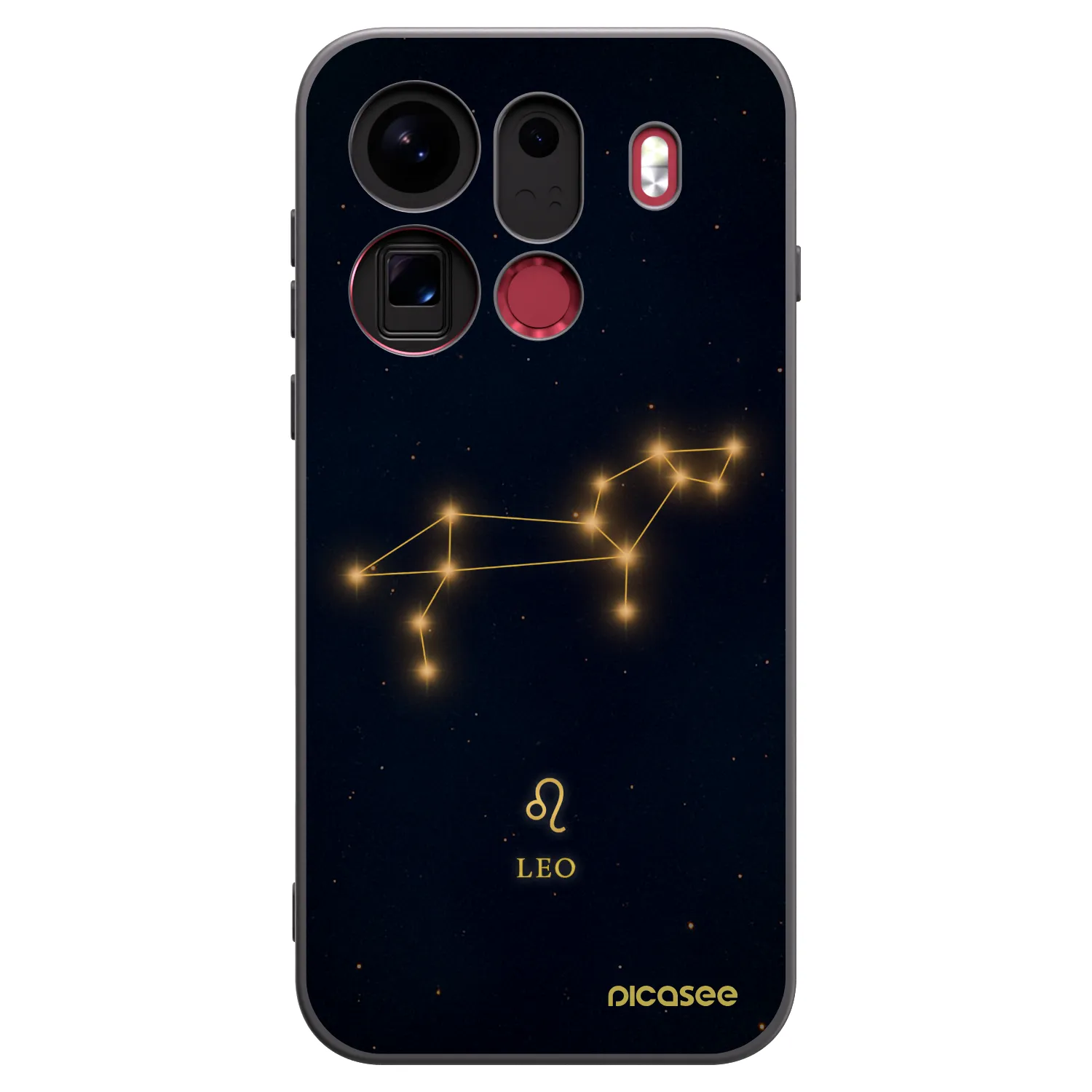 Picasee silikonový černý obal pro OPPO Find X9 Pro - LEO