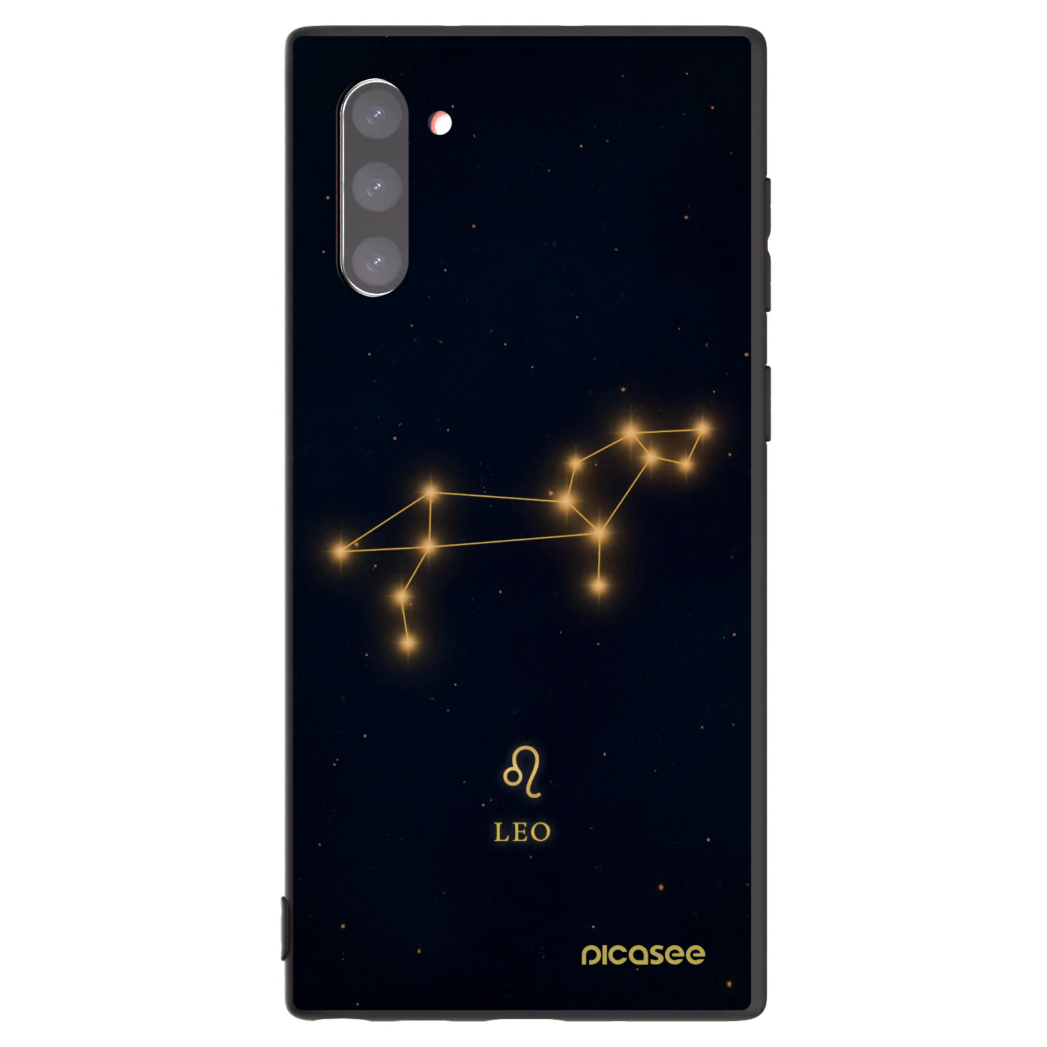 Picasee silikonový černý obal pro Samsung Galaxy Note 10 N970F - LEO